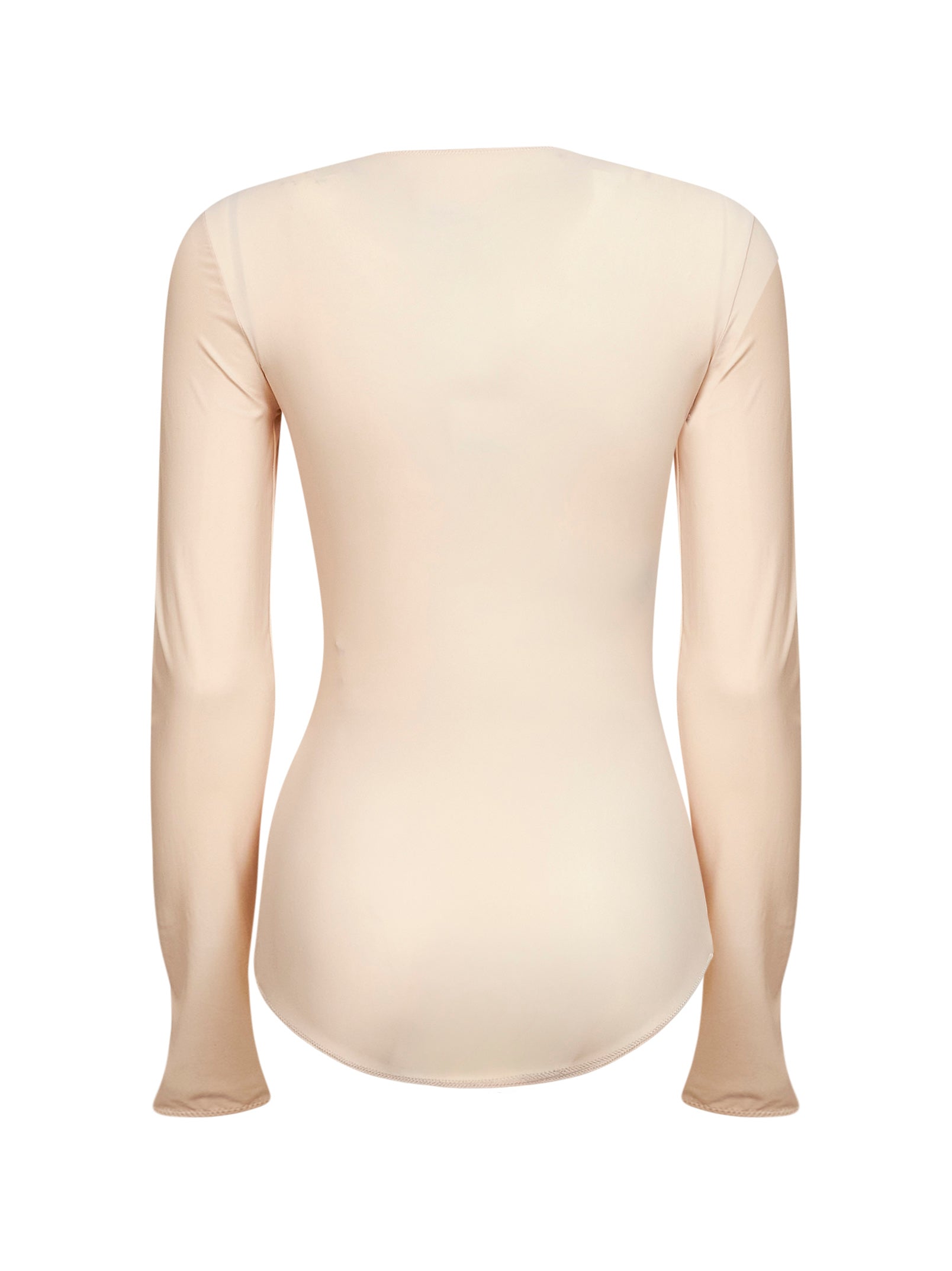 Maison Margiela Women Almond Technical Jersey Bodysuit MAISON MARGIELA