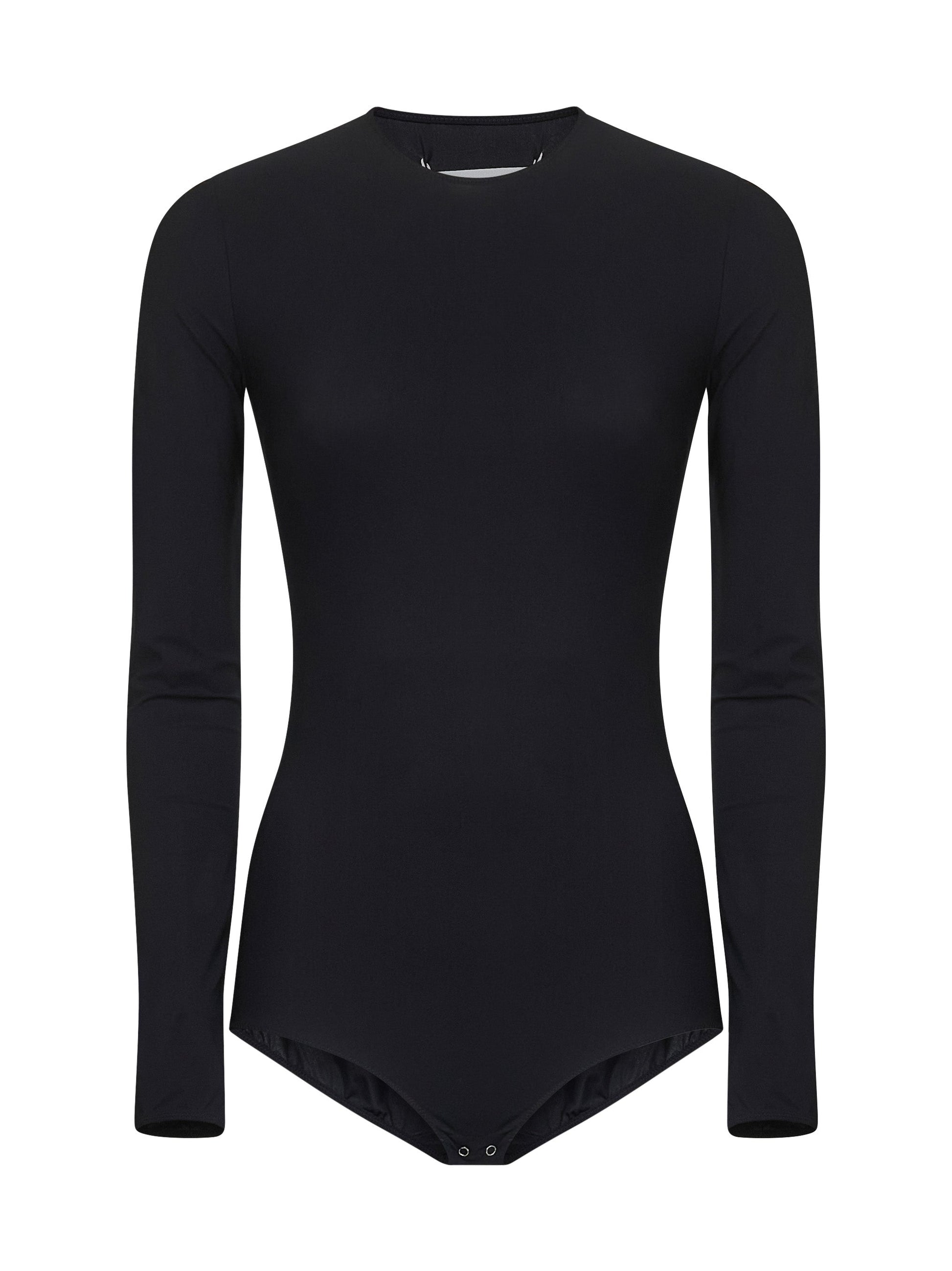 Maison Margiela Women Black Technical Jersey Bodysuit MAISON MARGIELA