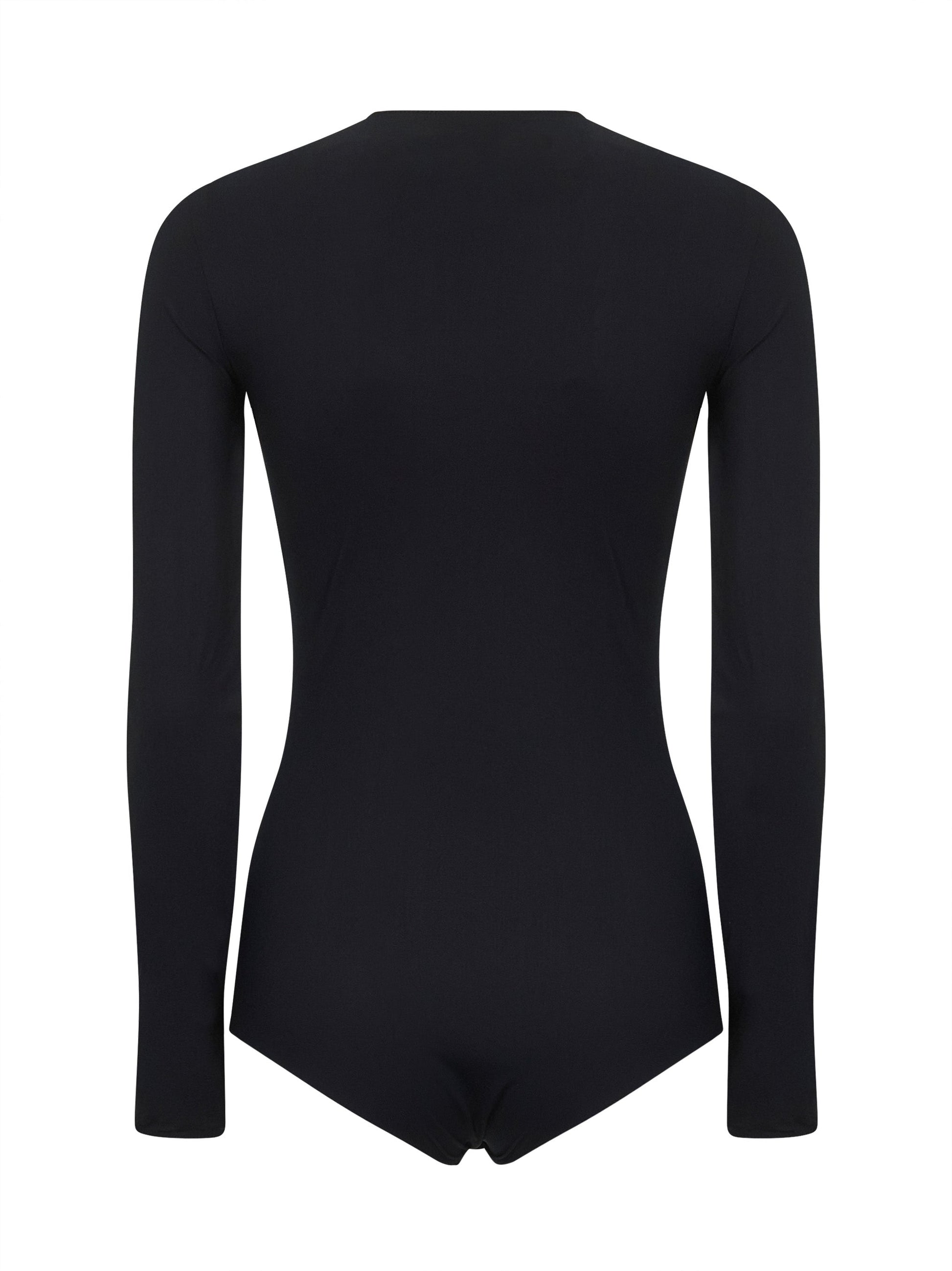 Maison Margiela Women Black Technical Jersey Bodysuit MAISON MARGIELA