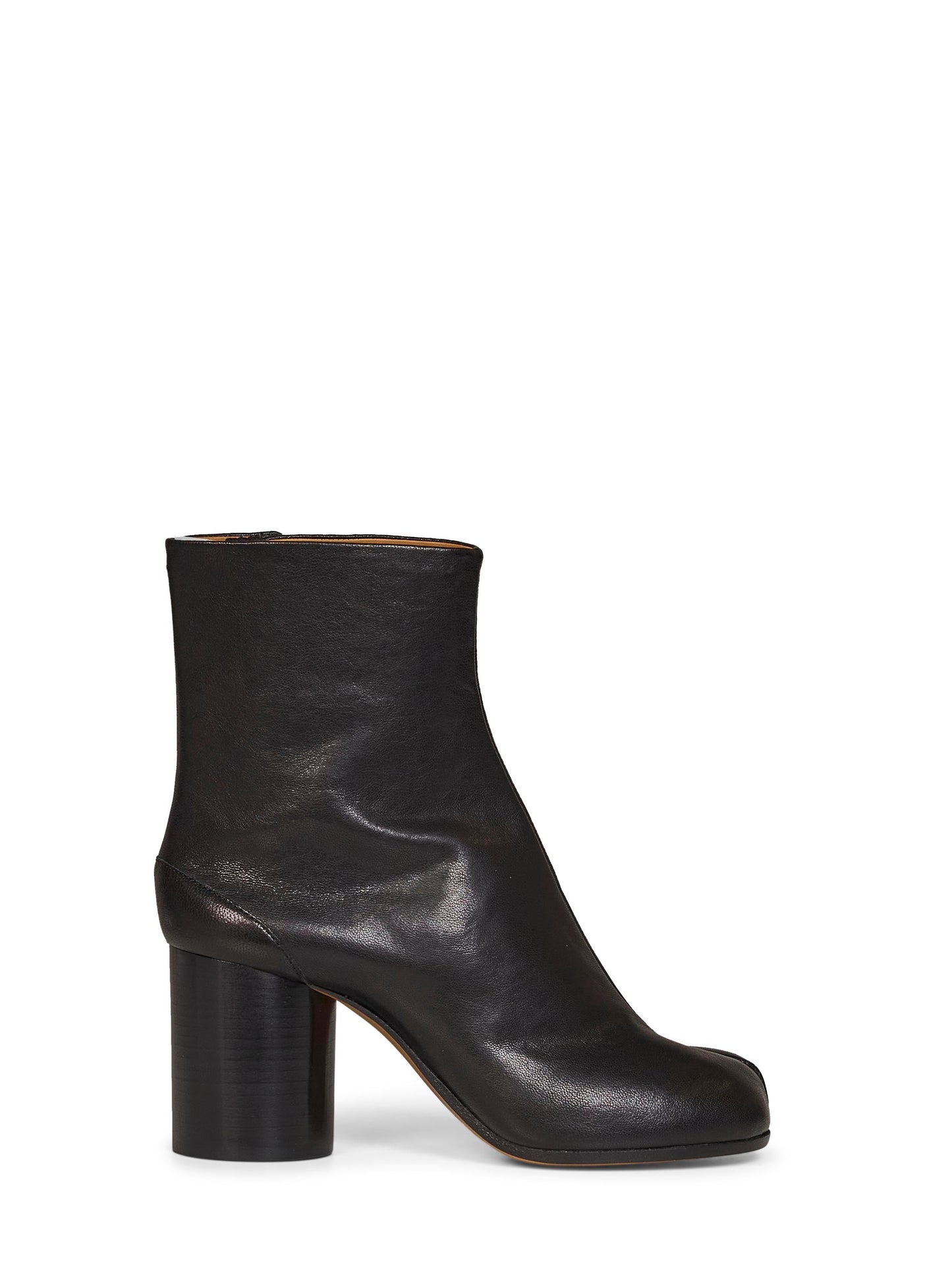 Maison Margiela Women Black Nappa Leather Tabi Ankle Boots MAISON MARGIELA
