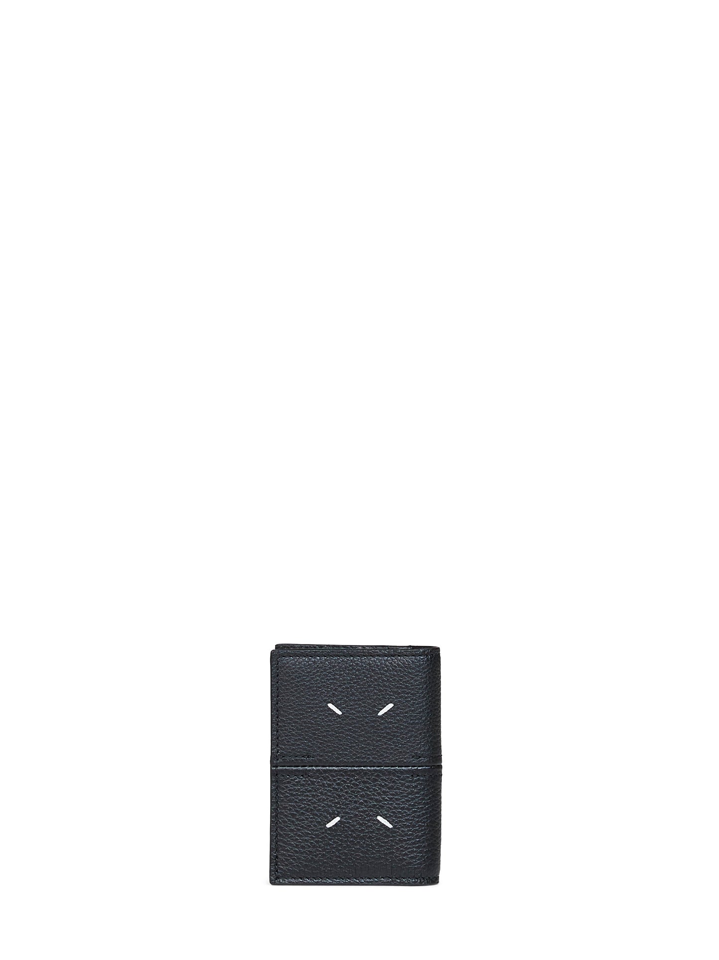 Maison Margiela Women Black Leather Dress-Age Card Holder MAISON MARGIELA