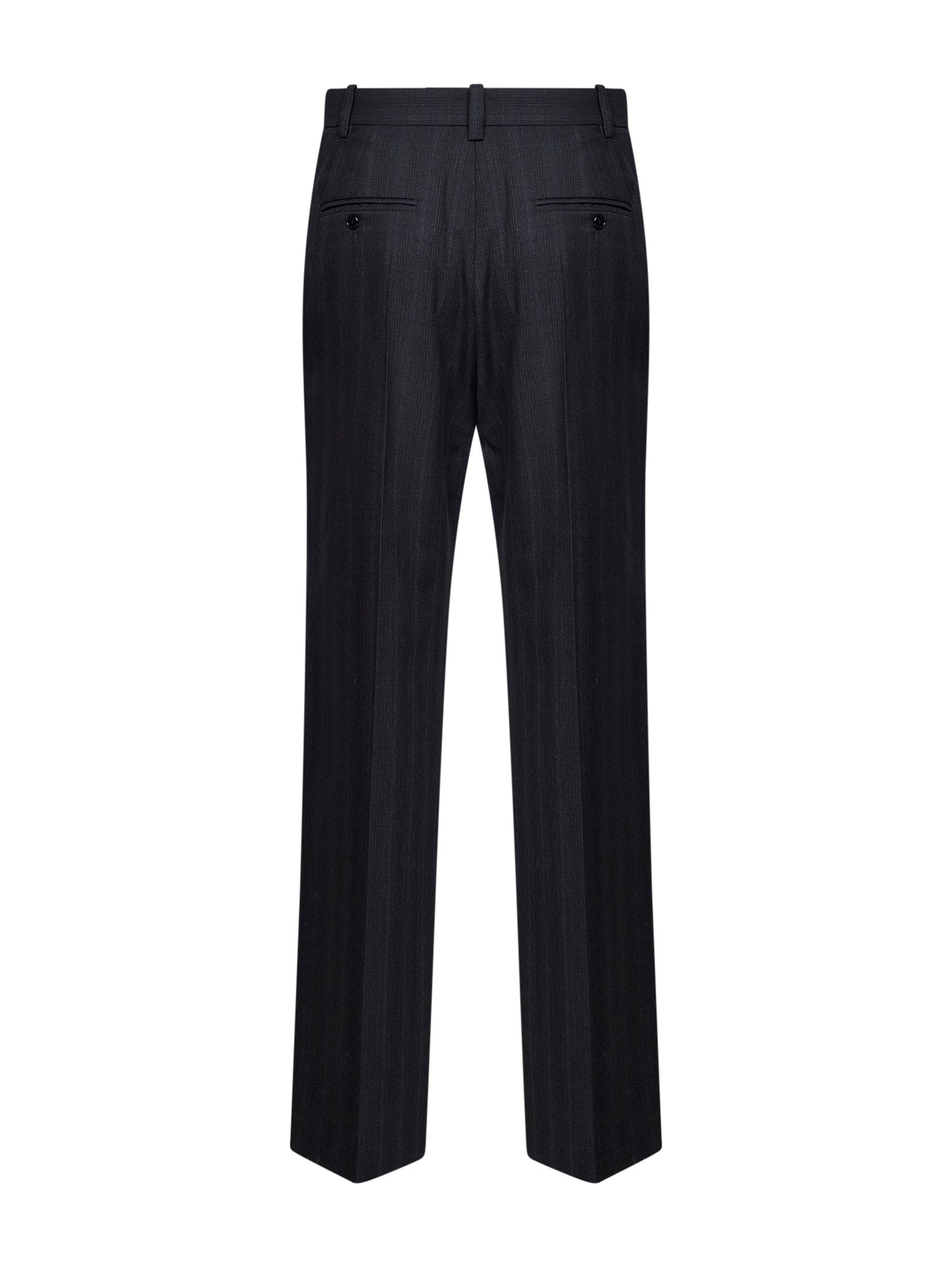 Marant Etoile Women Dark Anthracite Check Virgin Wool Noanda Trousers ISABEL MARANT ETOILE