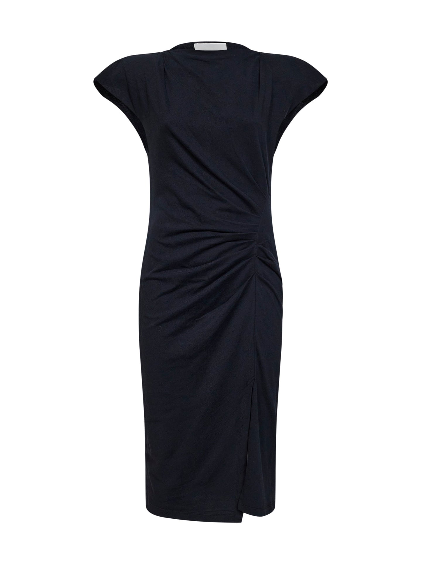 Marant Etoile Women Black Cotton Jersey Nadeline Midi Dress ISABEL MARANT ETOILE