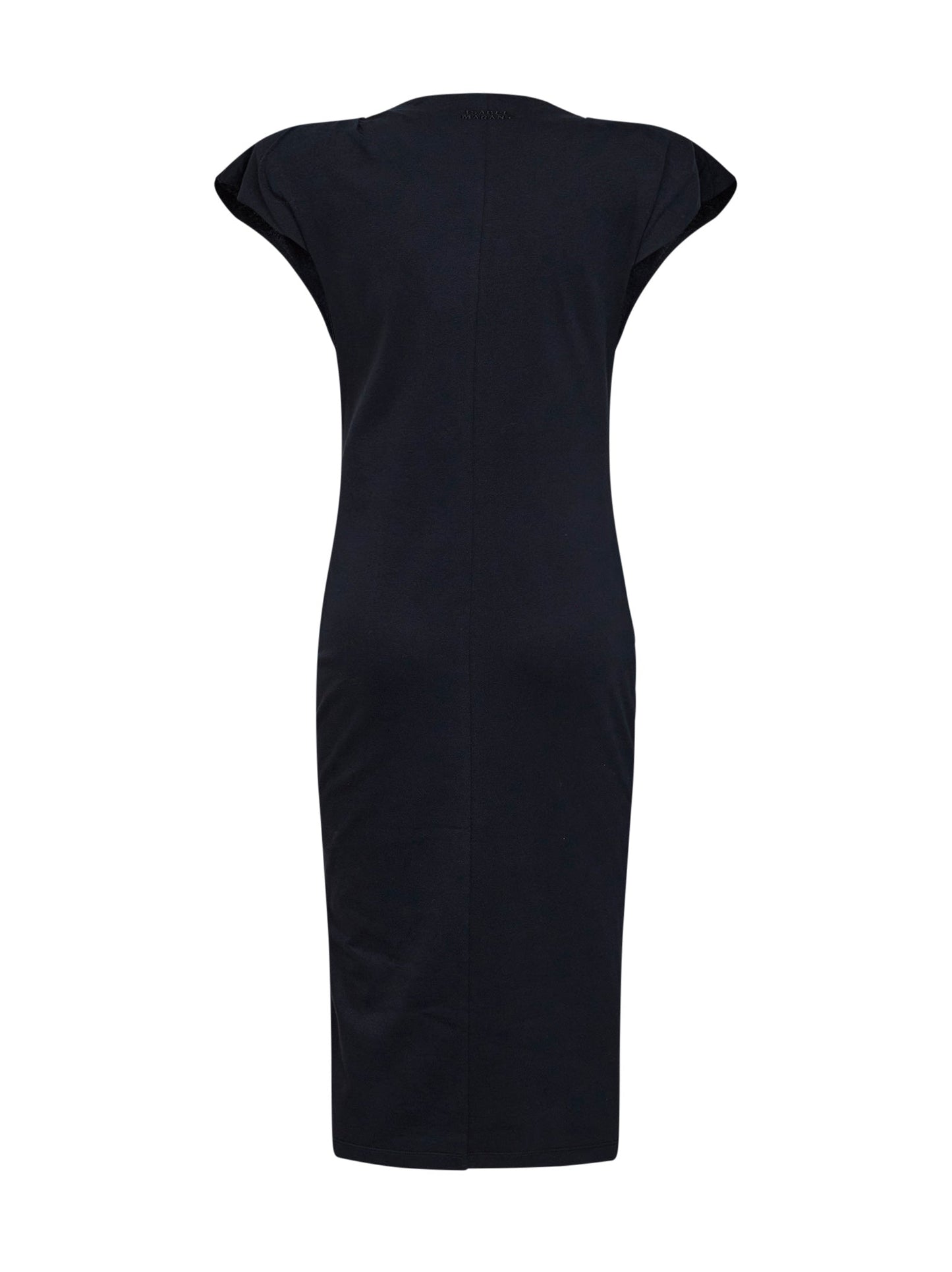 Marant Etoile Women Black Cotton Jersey Nadeline Midi Dress ISABEL MARANT ETOILE