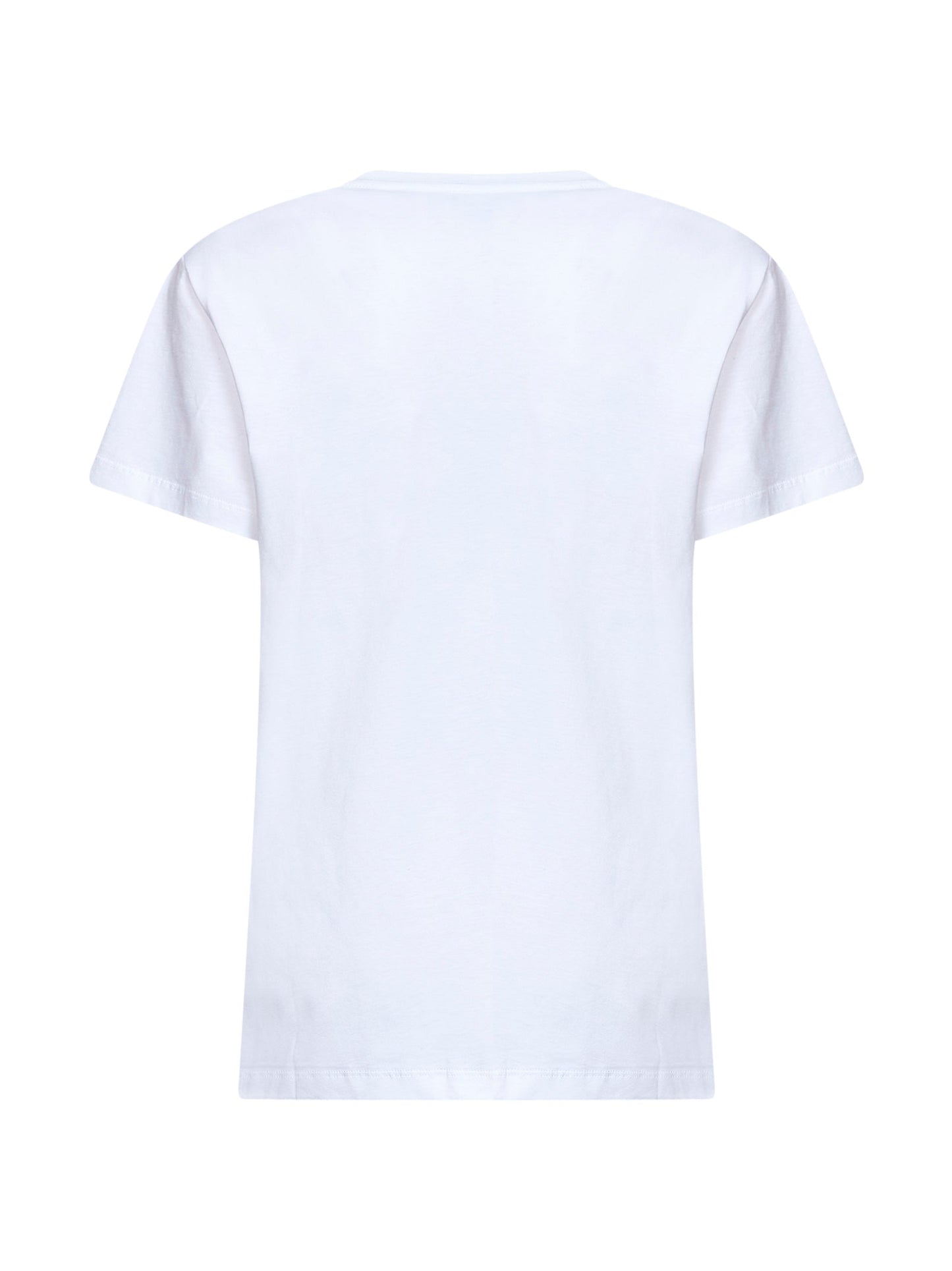 Marant Etoile Women White Cotton Jersey Aby Logo T-Shirt <Br/> ISABEL MARANT ETOILE