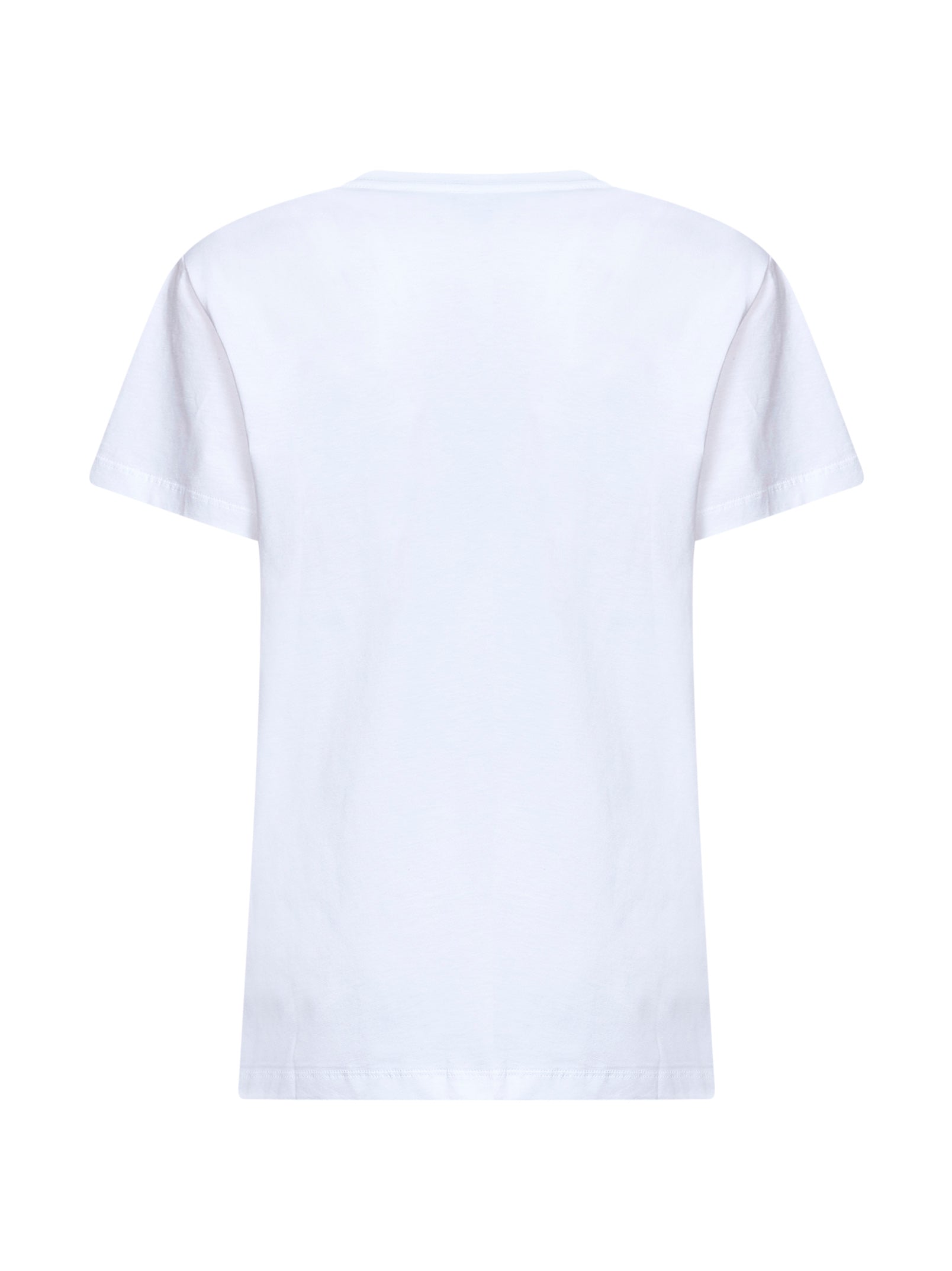 Marant Etoile Women White Cotton Jersey Aby Logo T-Shirt <Br/> ISABEL MARANT ETOILE