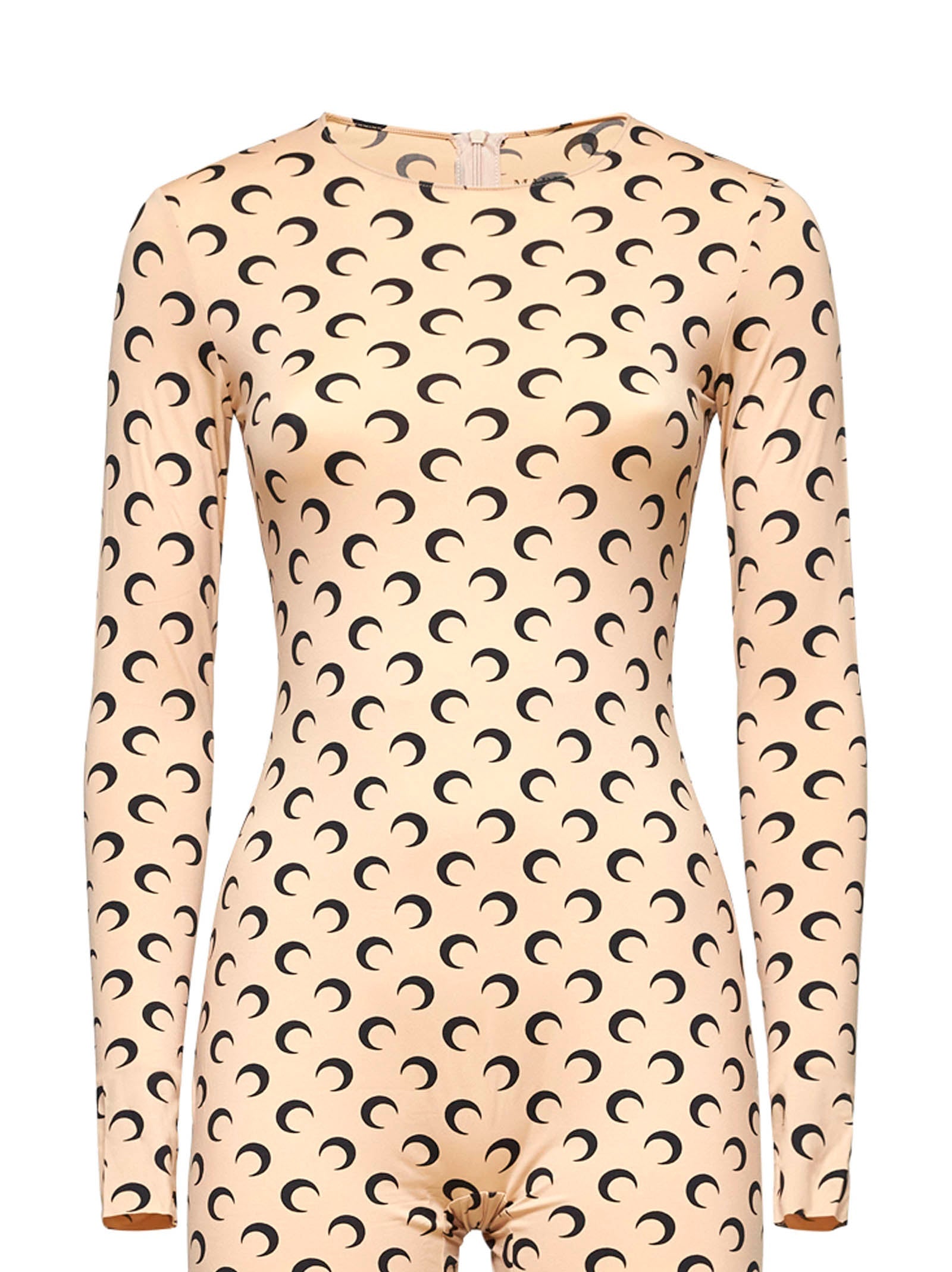 Marine Serre Women Beige 'Monogram' Tracksuit MARINE SERRE