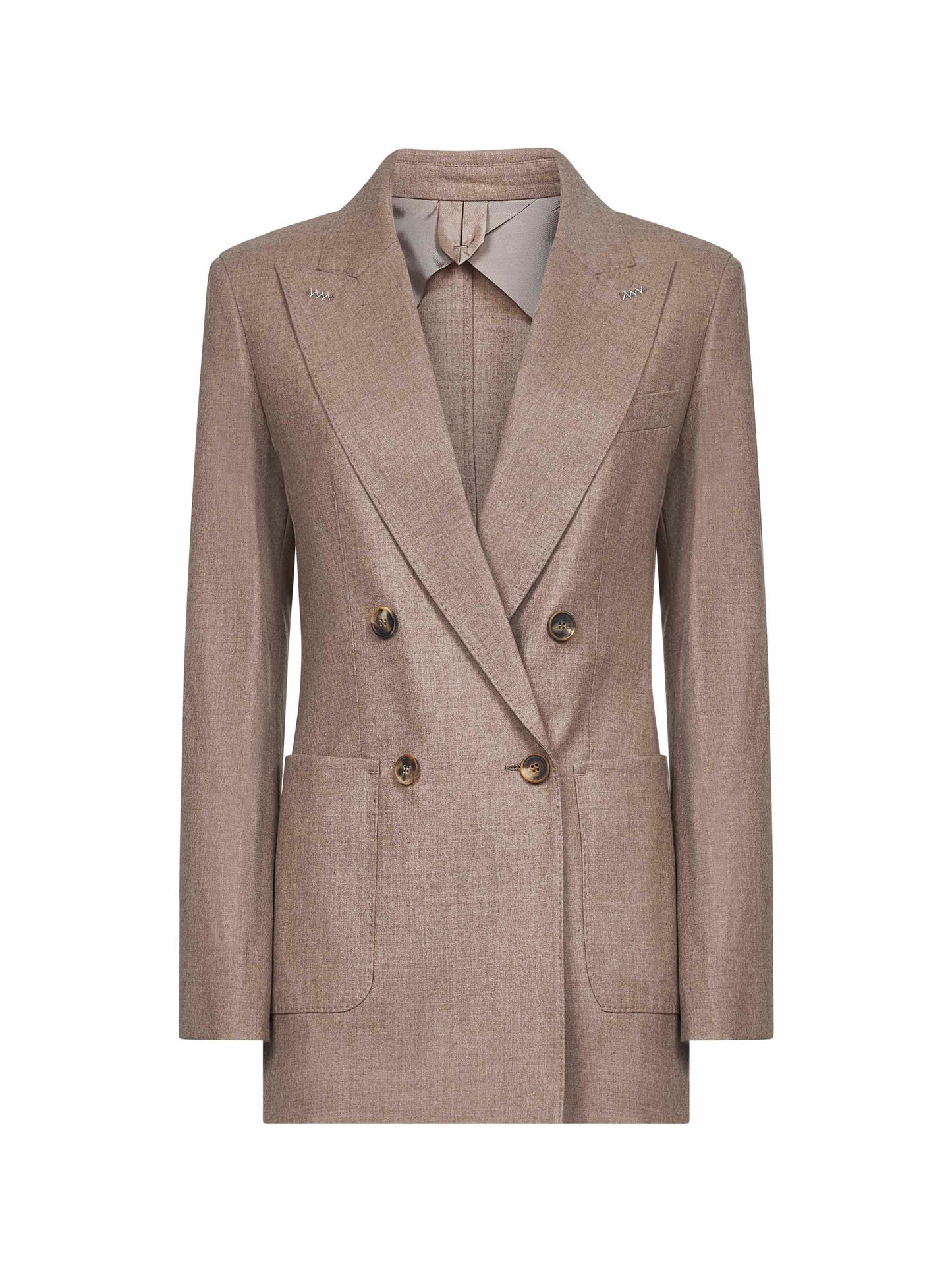 Max Mara Women Turtledove Stretch Cashmere Harald Blazer MAX MARA
