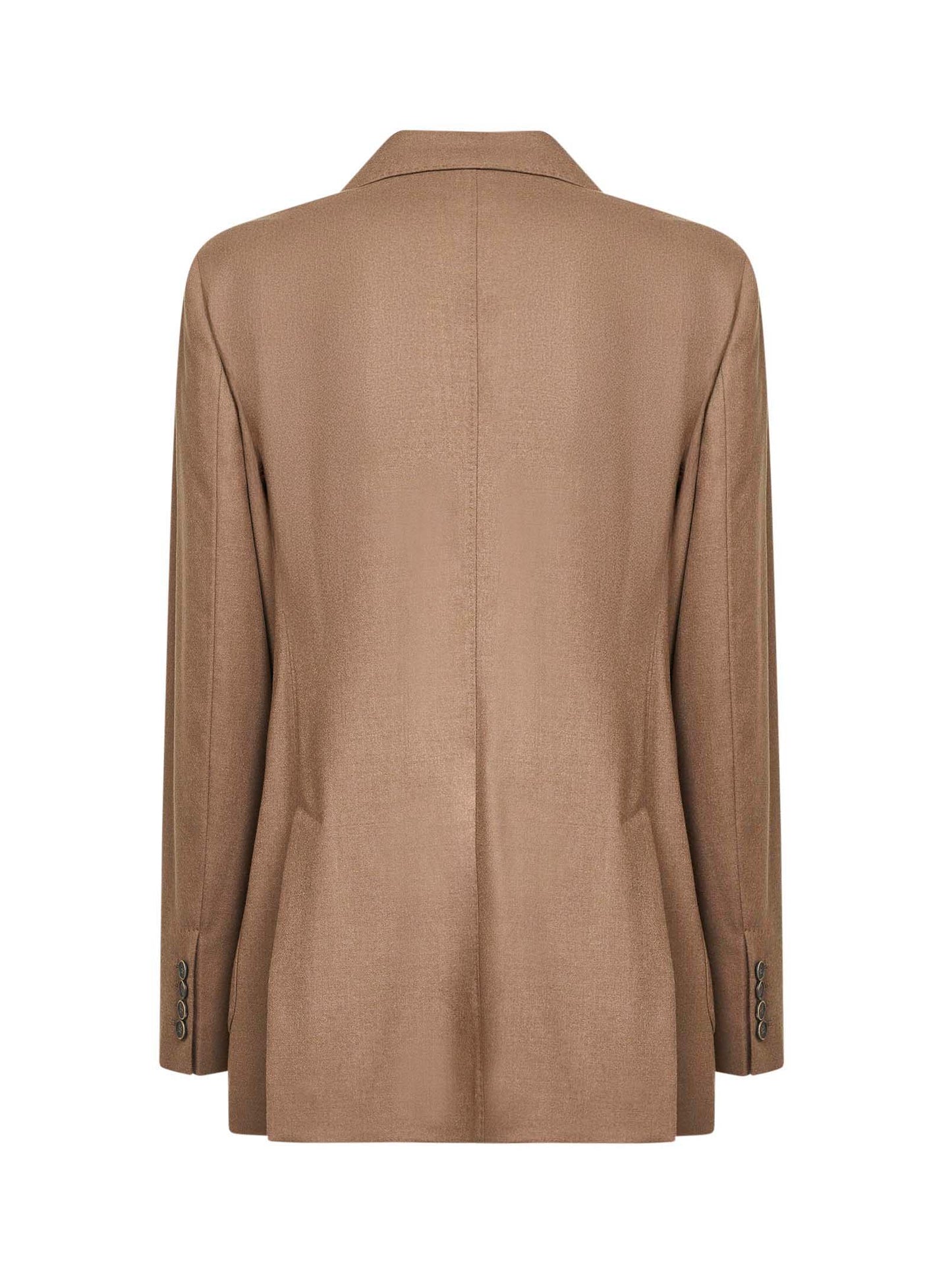 Max Mara Women Tobacco Stretch Cashmere Harald Blazer MAX MARA