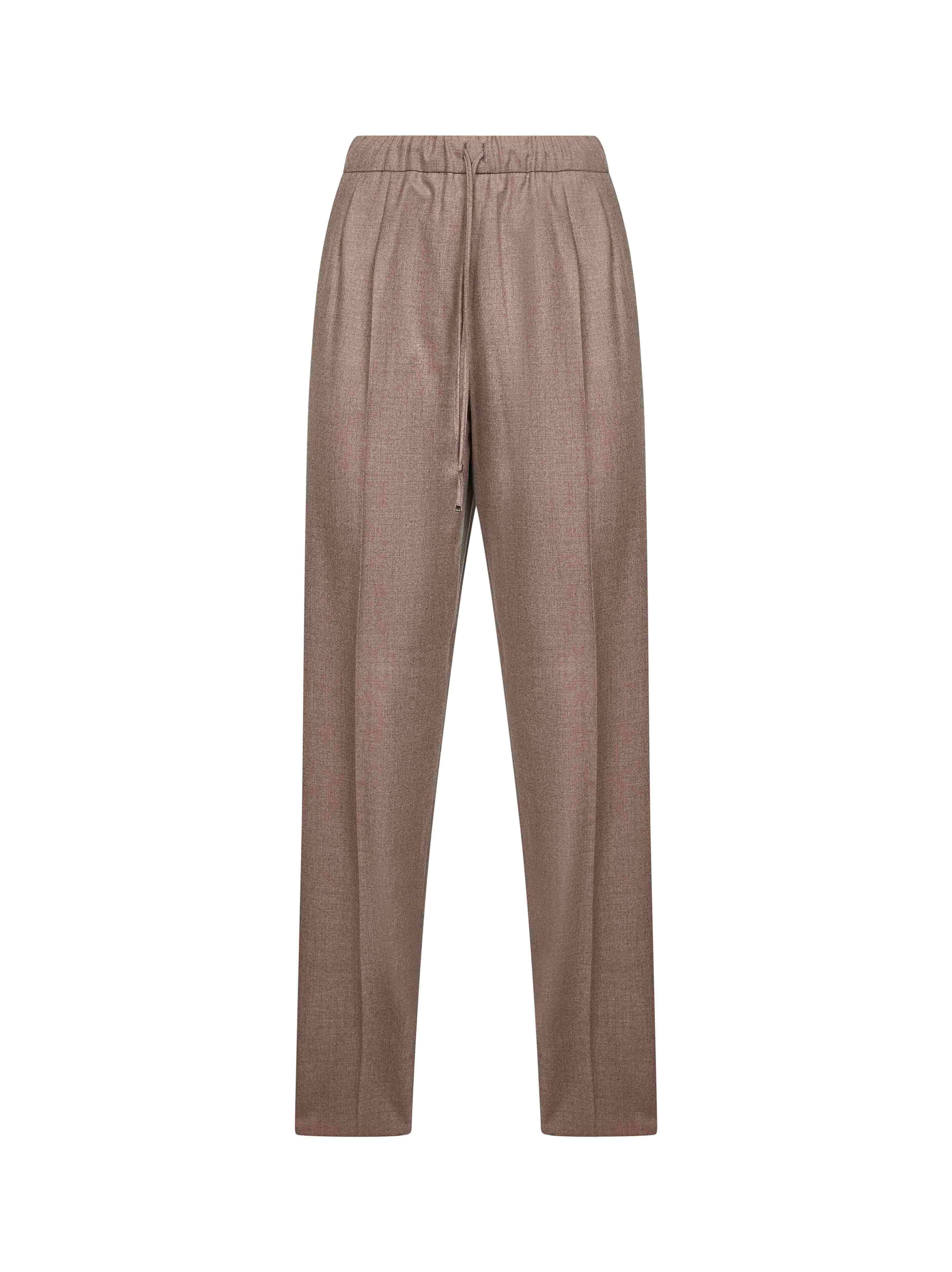 Max Mara Women Turtledove Stretch Cashmere Gatti Drawstring Trousers MAX MARA