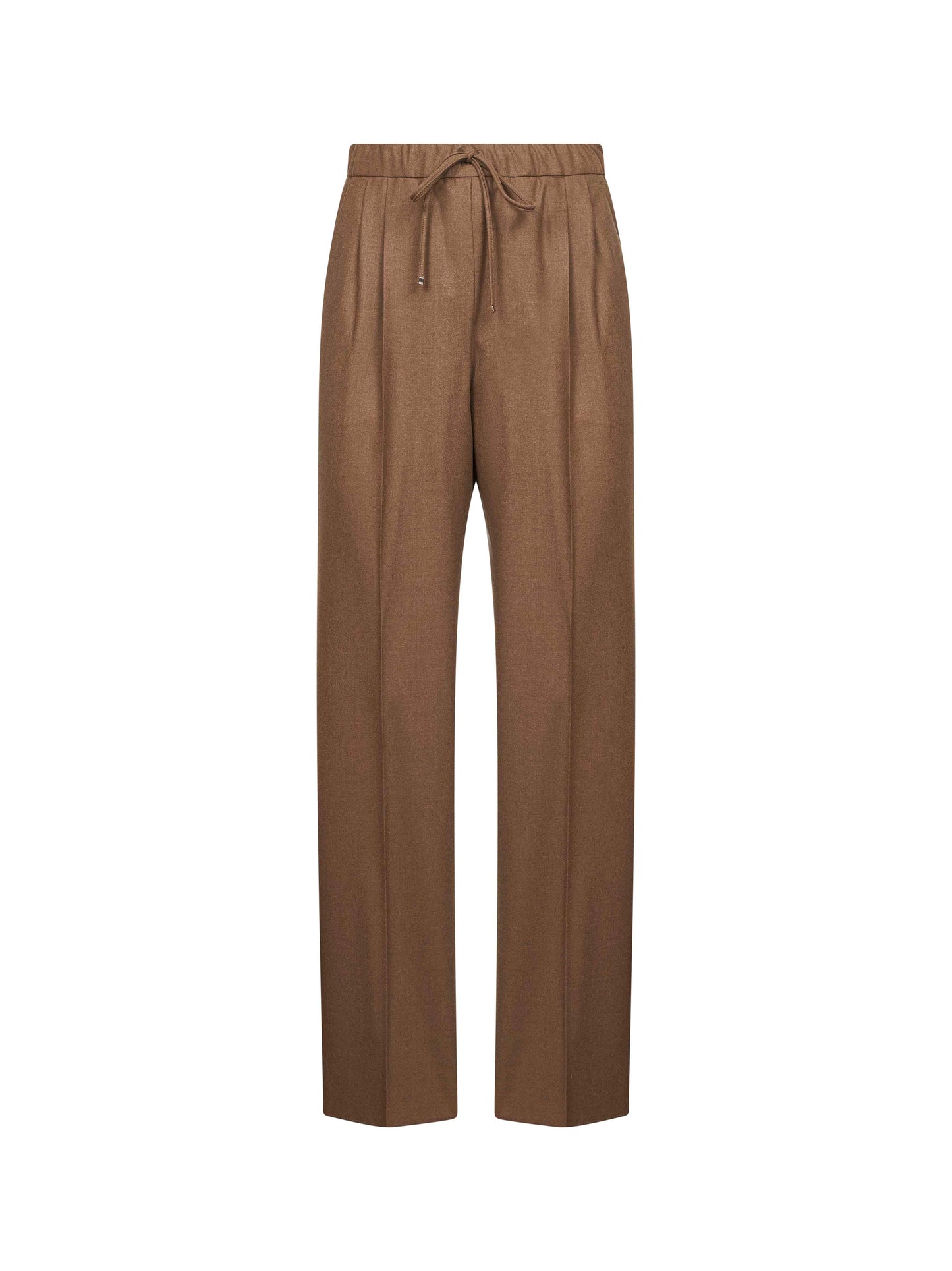 Max Mara Women Tobacco Stretch Cashmere Gatti Drawstring Trousers MAX MARA