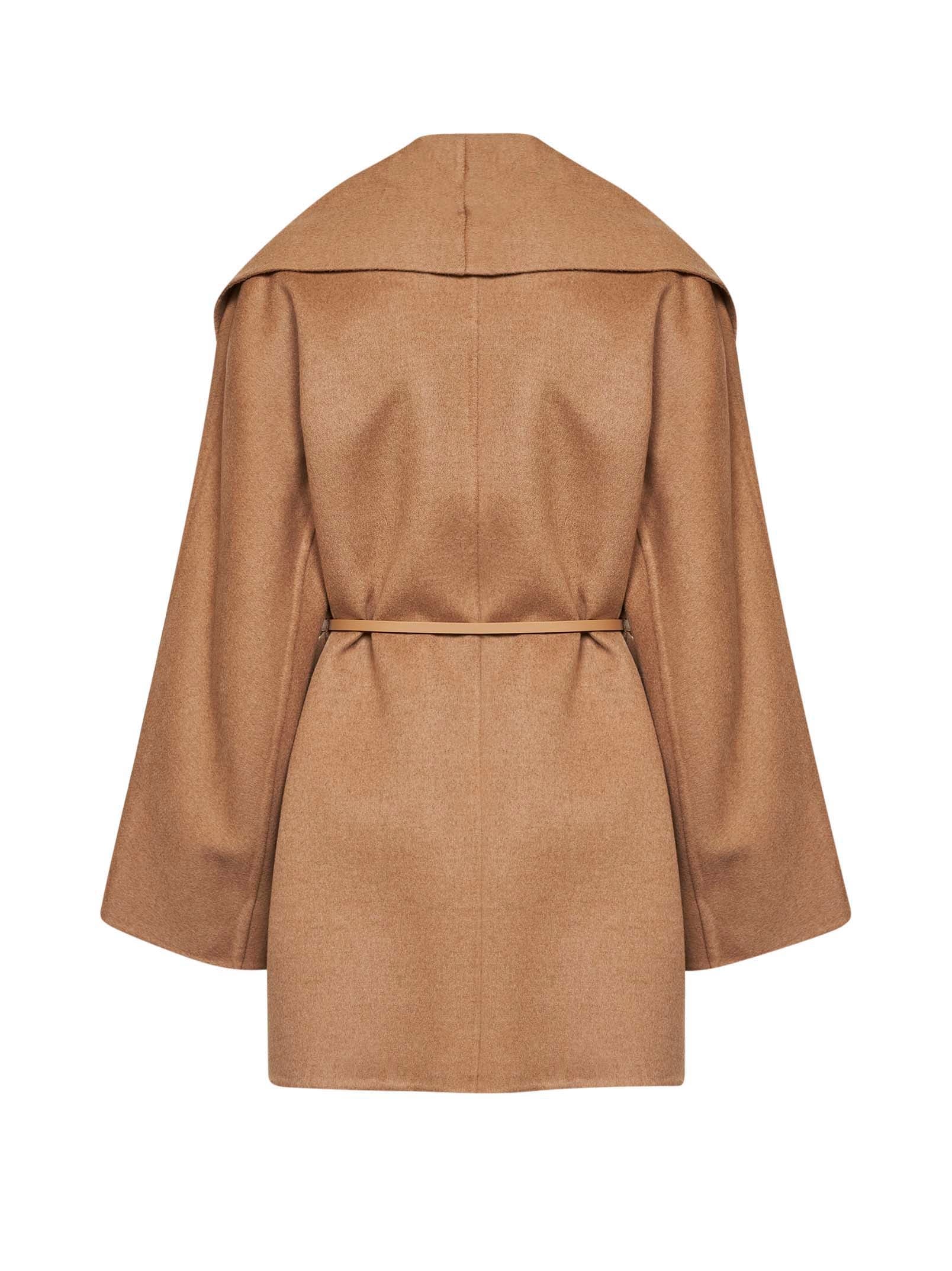 Max Mara Women Camel Mxmabilita Short Cardigan Coat MAX MARA