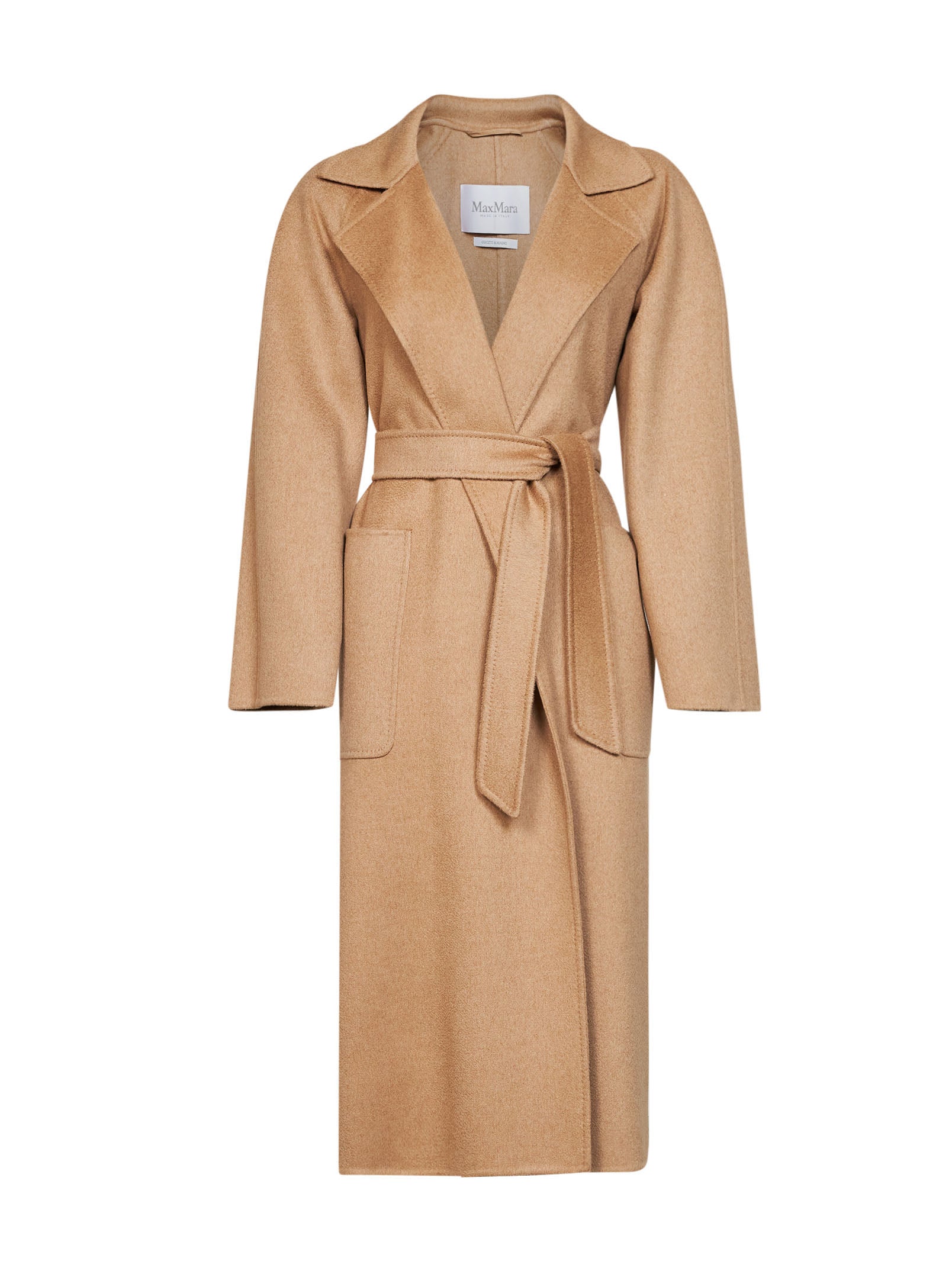Max Mara Women Camel Ready Icon Coat Belted Coat MAX MARA