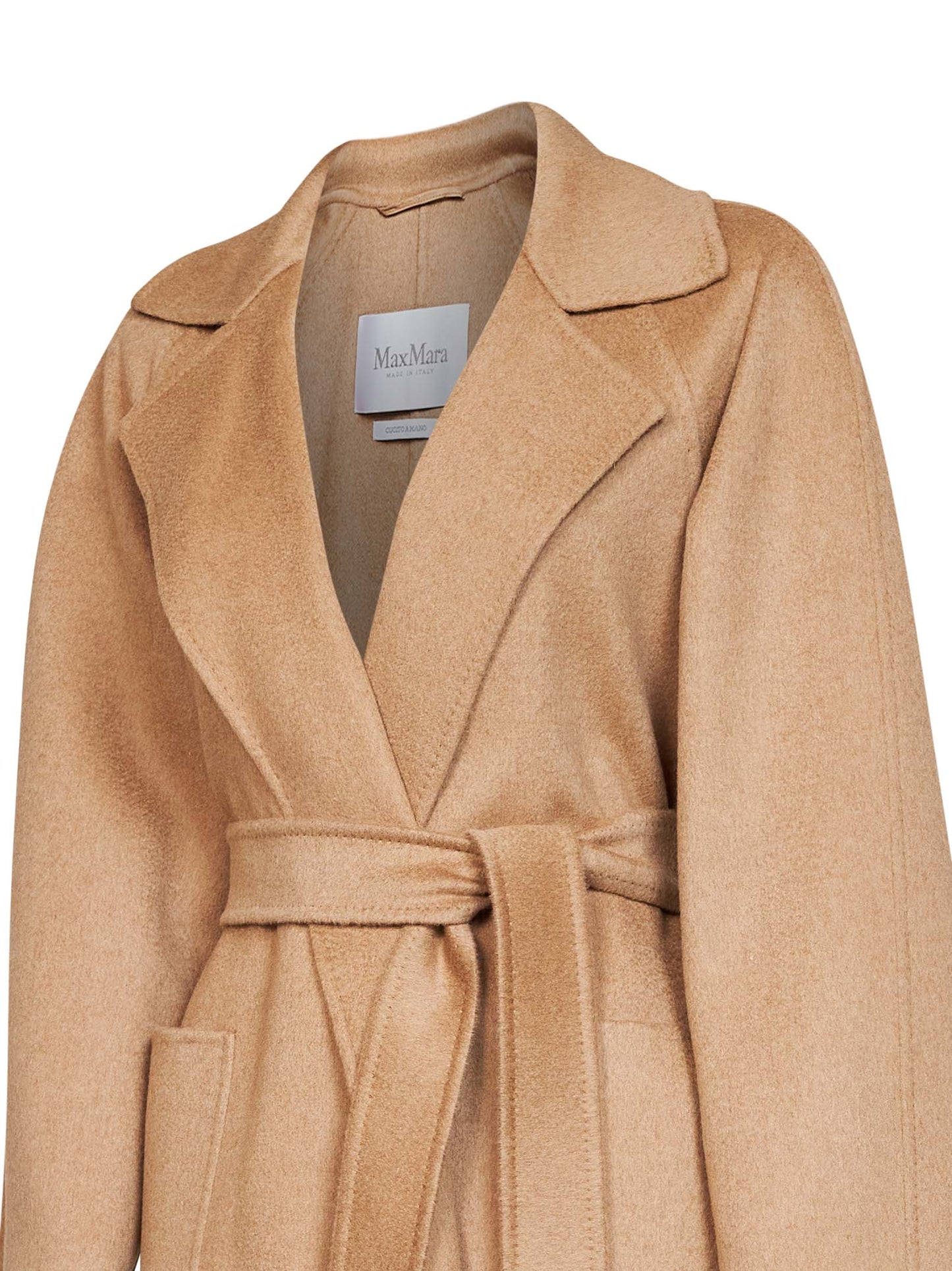 Max Mara Women Camel Ready Icon Coat Belted Coat MAX MARA