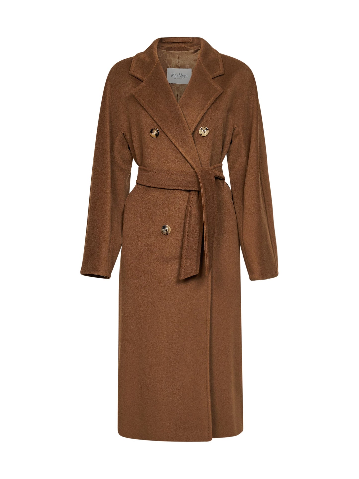 Max Mara Women Tobacco 101801 Icon Coat Madame Belted Coat MAX MARA