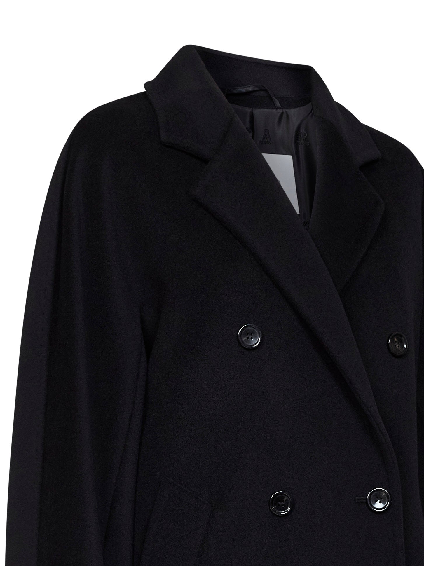 Max Mara Women Black 101801 Icon Coat Short Rebus Coat MAX MARA