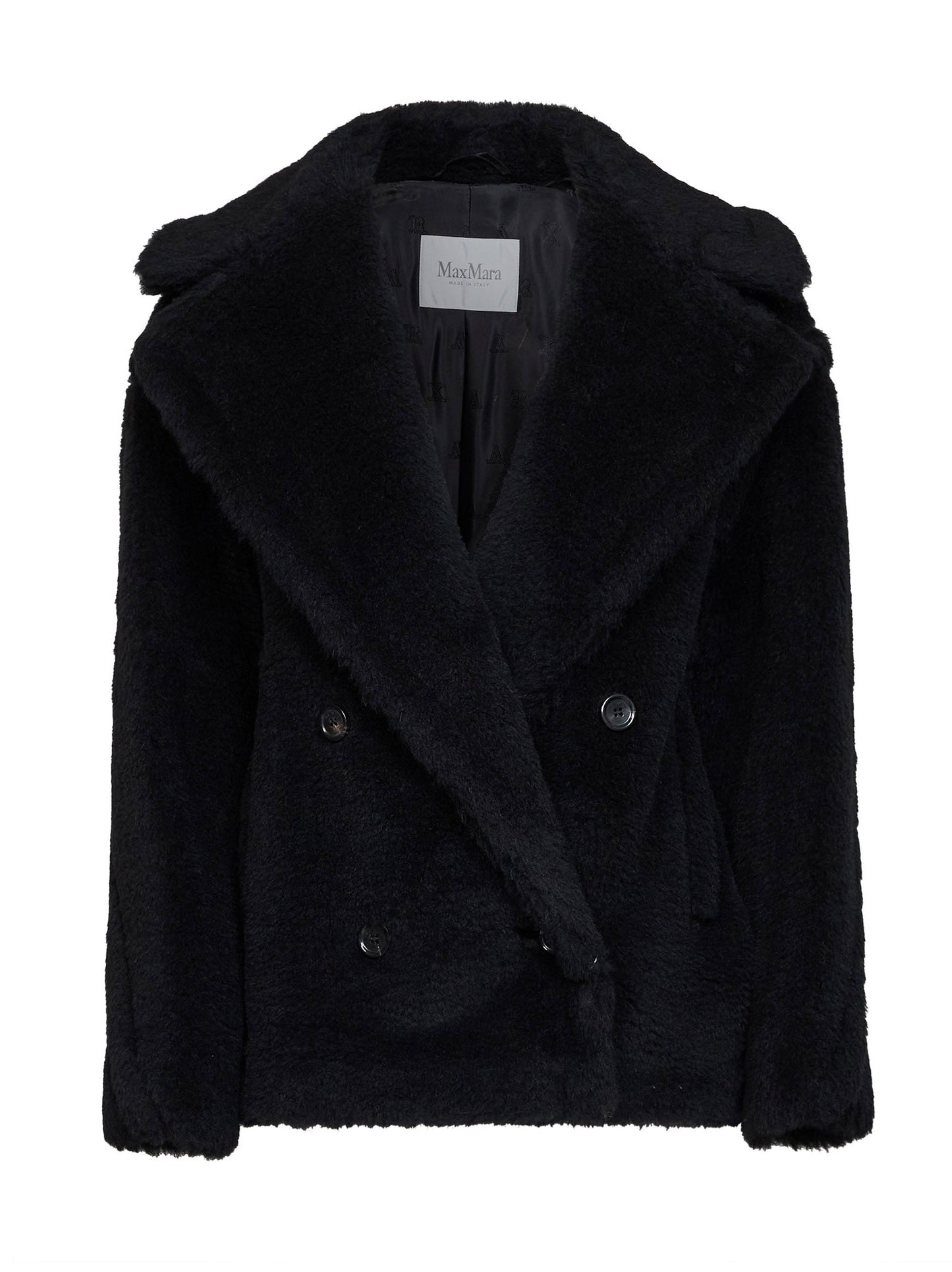 Max Mara Women Black Mxmalcuno Biker Coat MAX MARA
