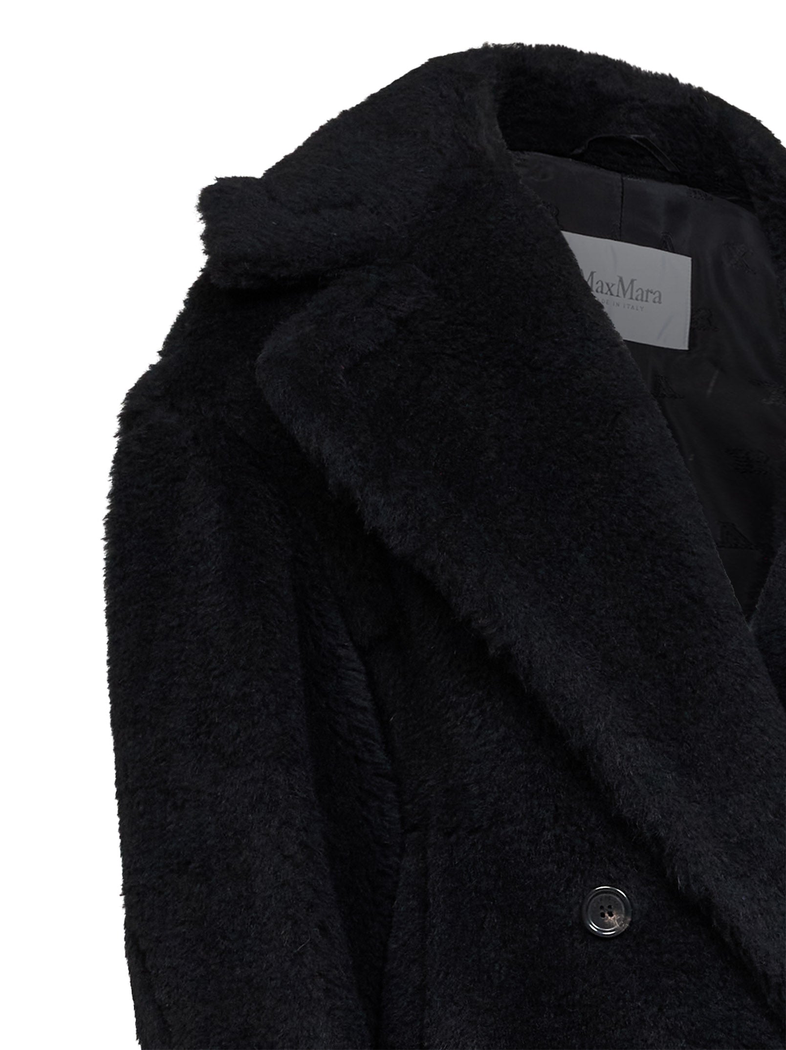 Max Mara Women Black Mxmalcuno Biker Coat MAX MARA