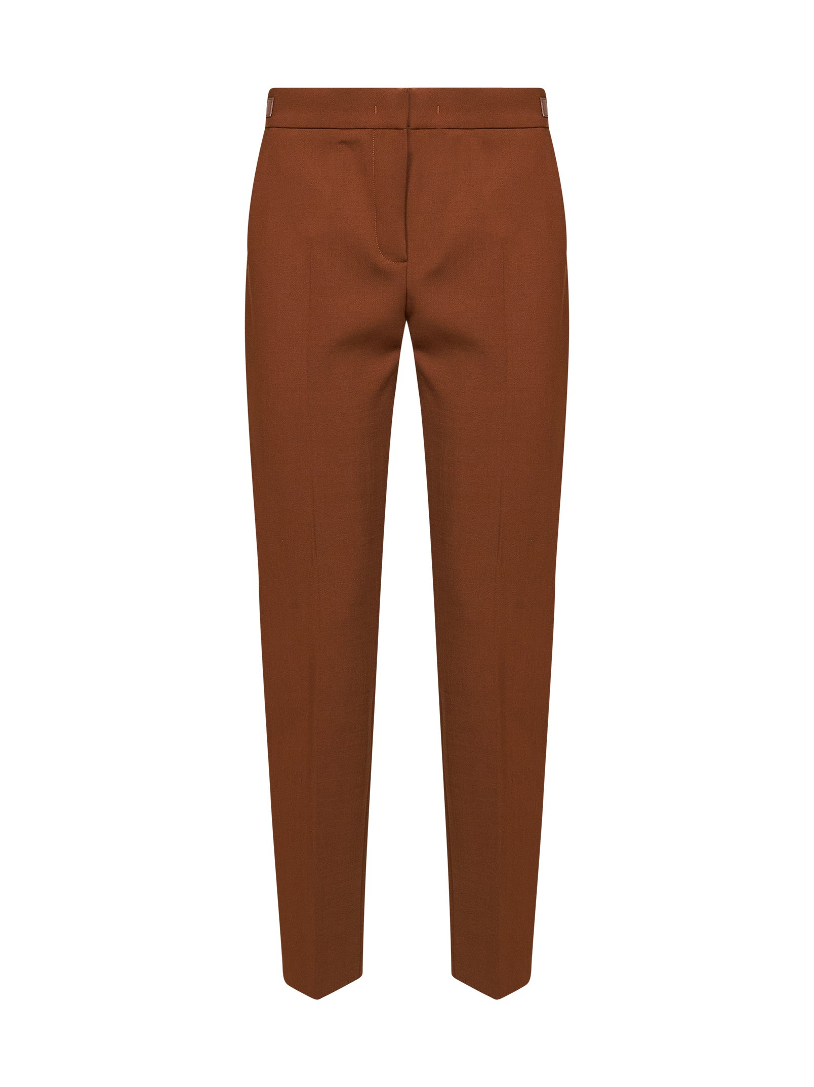Max Mara Women Brown Mxmacino Slim-Fit Trousers MAX MARA
