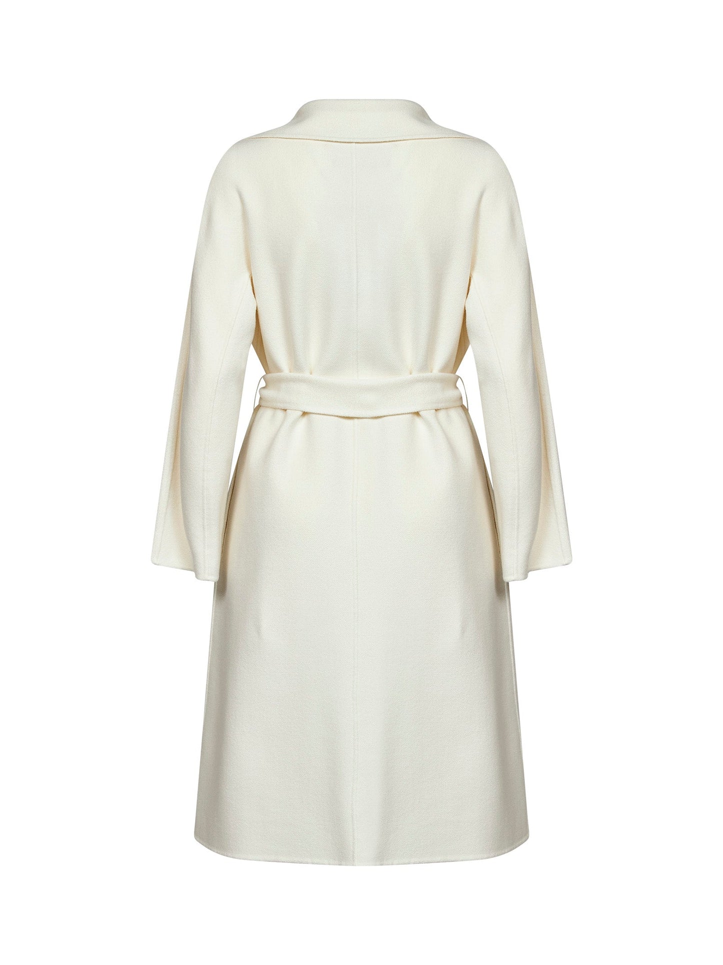 Max Mara Studio Women Butter Mstcles Long Wrap Coat MAX MARA STUDIO