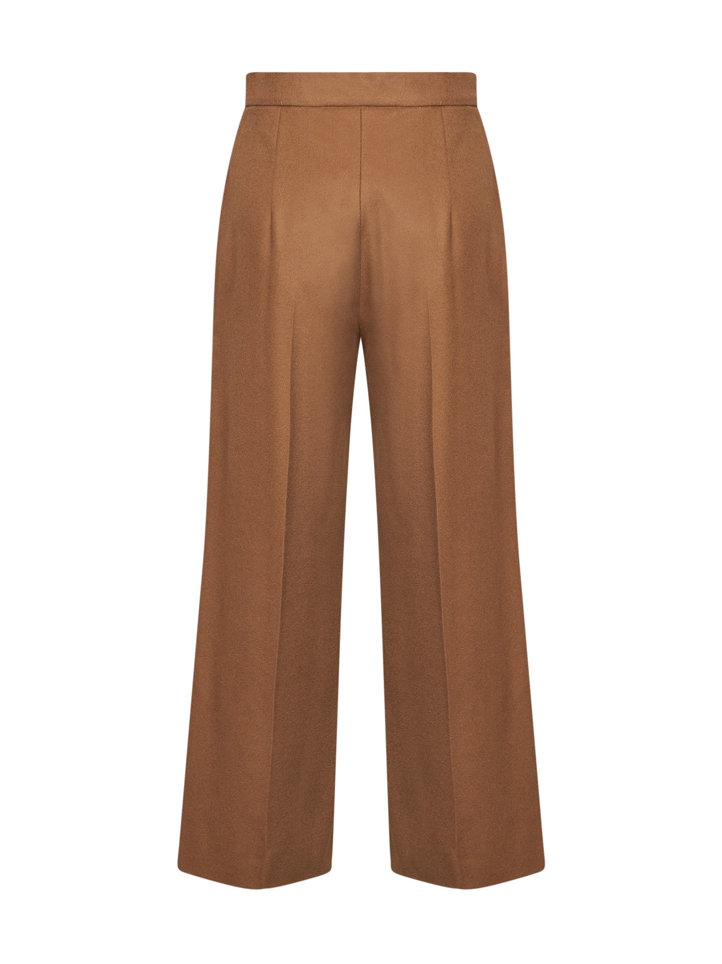 Max Mara Studio Women Chestnut Wool Mstmarengo Culotte Trousers MAX MARA STUDIO