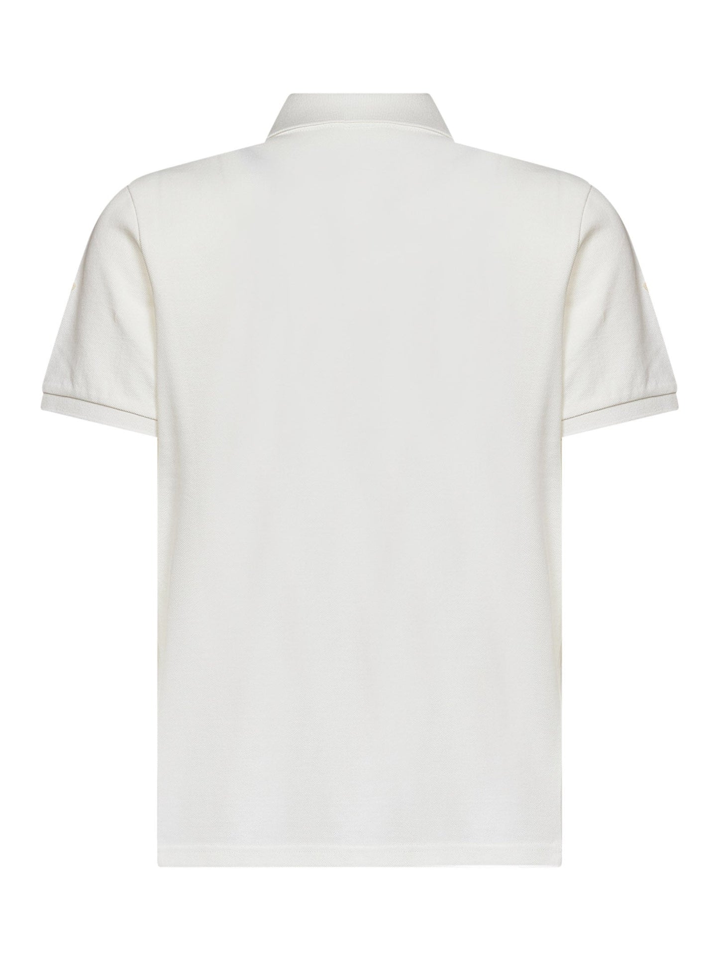Moncler Men Natural Cotton Piqué Polo Shirt With Logo MONCLER