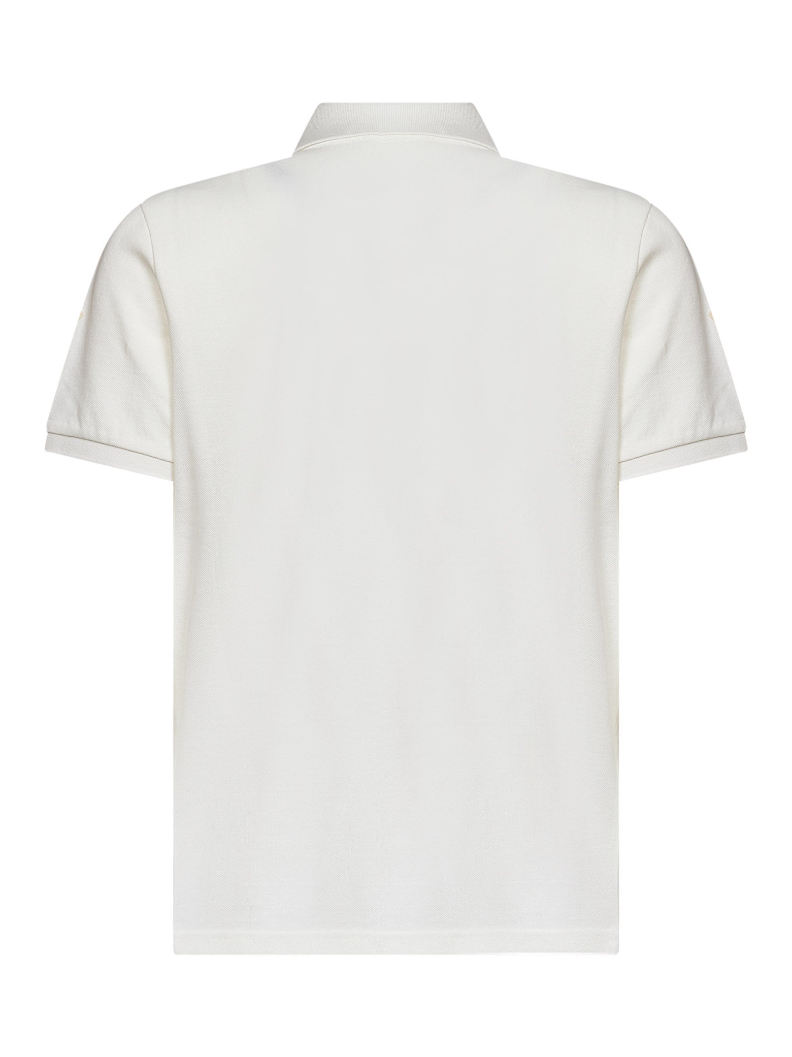 Moncler Men Natural Cotton Piqué Polo Shirt With Logo MONCLER