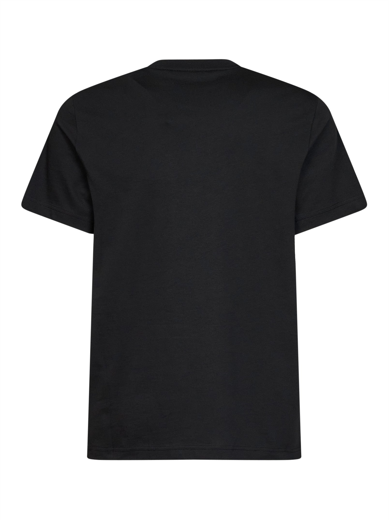 Moncler Men Black Cotton Jersey T-Shirt With Logo MONCLER