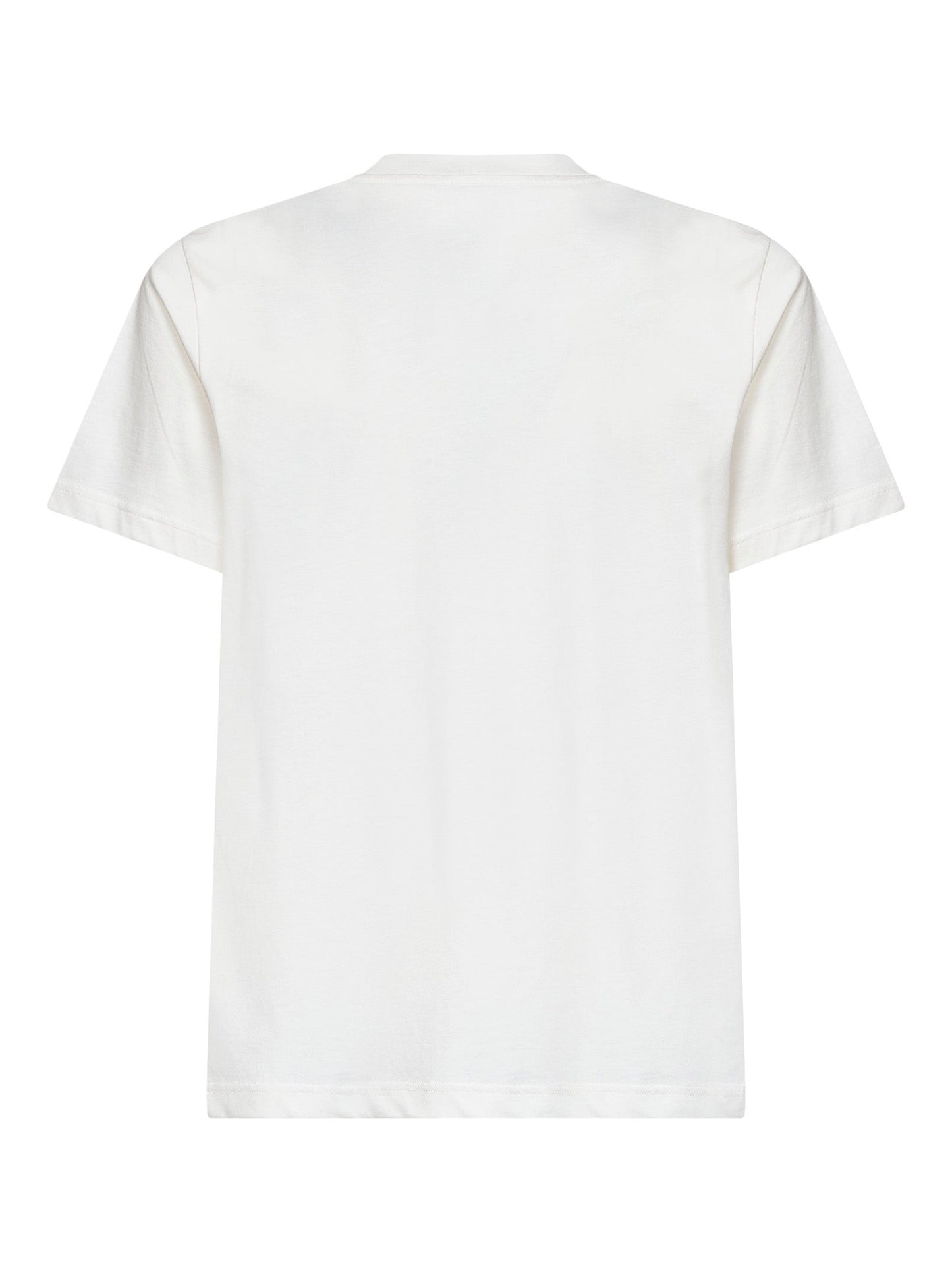Moncler Men Natural Cotton Jersey Logo T-Shirt MONCLER