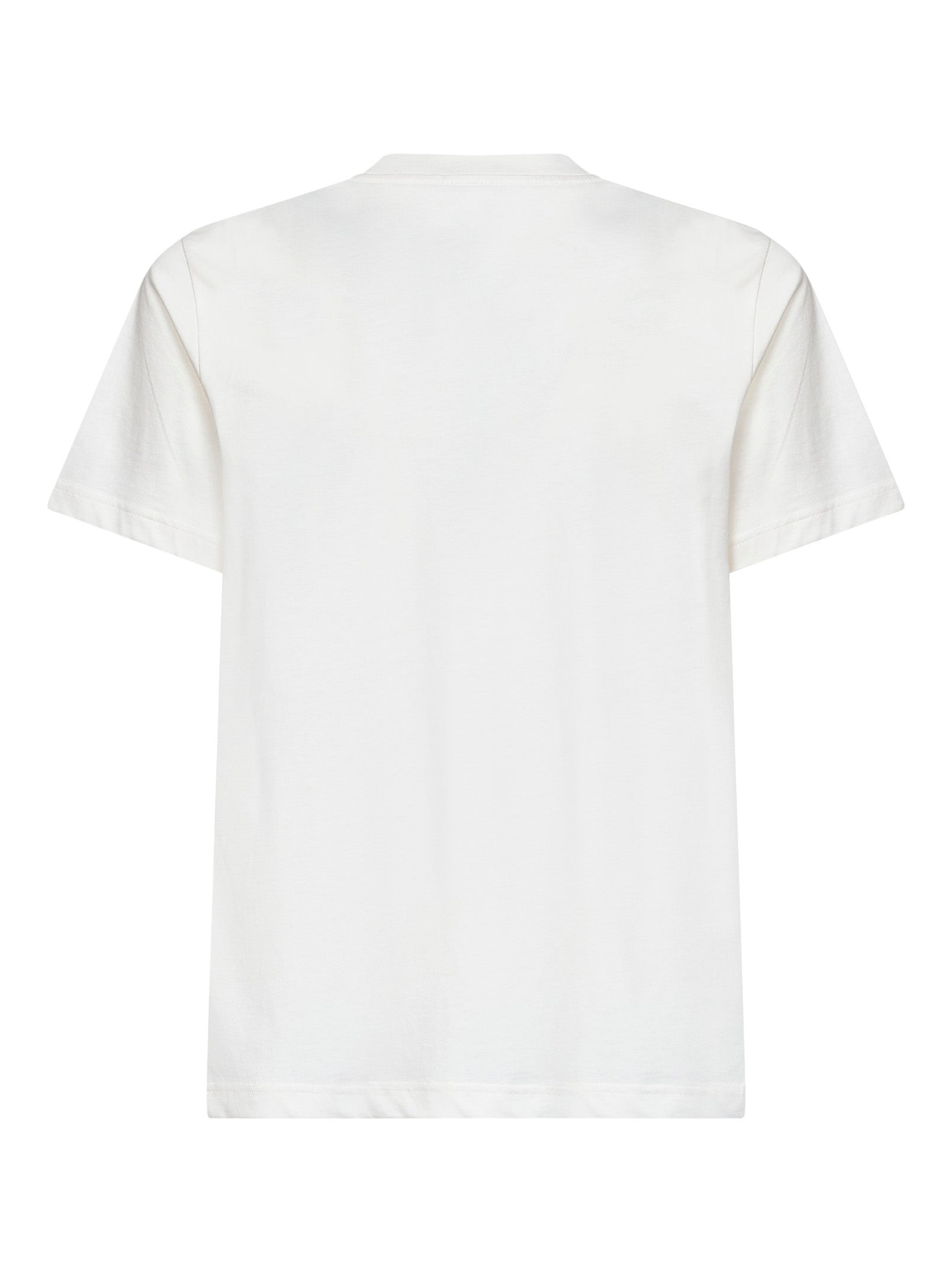 Moncler Men Natural Cotton Jersey Logo T-Shirt MONCLER