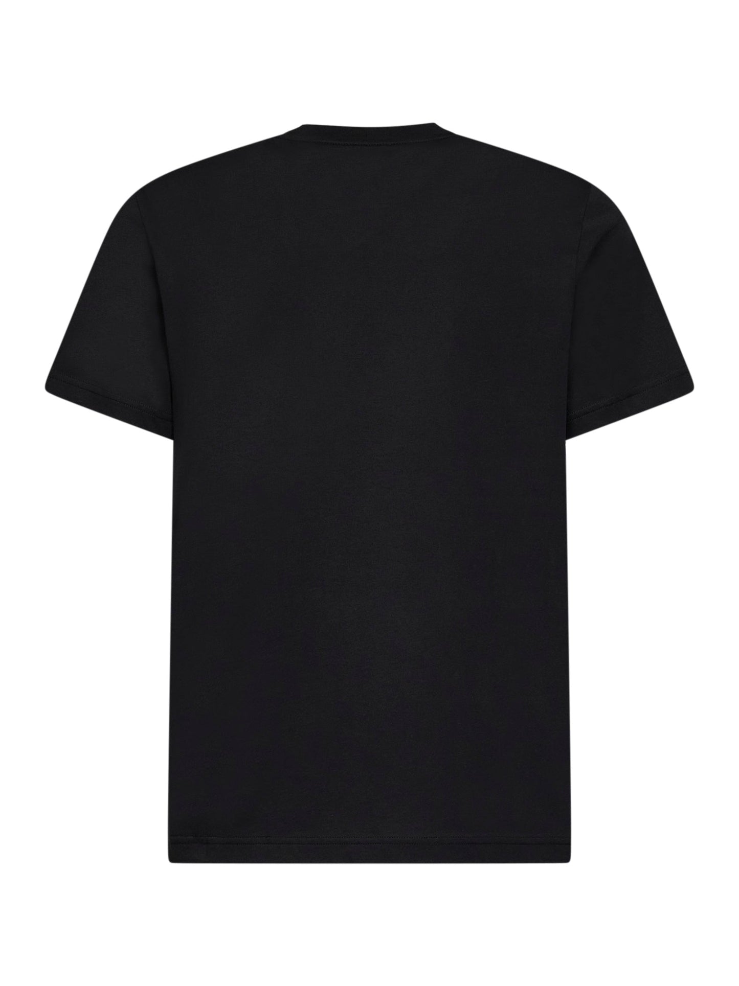 Moncler Men Black Cotton Jersey Logo T-Shirt MONCLER