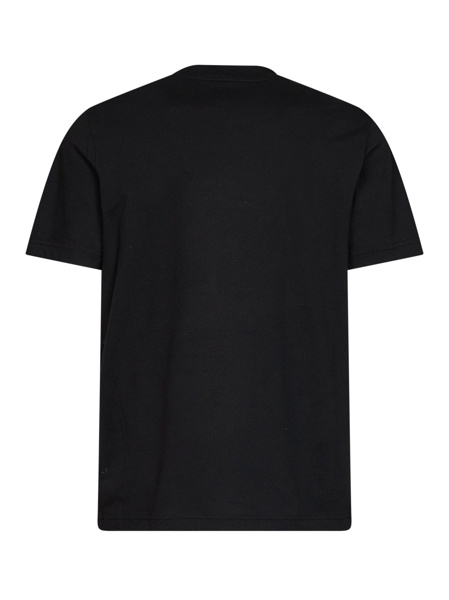Moncler Men Black Cotton Jersey T-Shirt With Logo MONCLER
