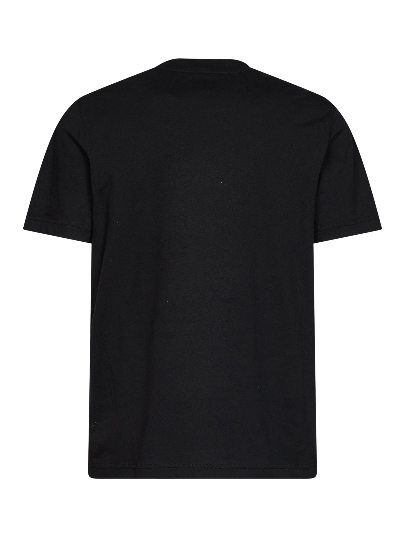 Moncler Men Black Cotton Jersey T-Shirt With Logo MONCLER