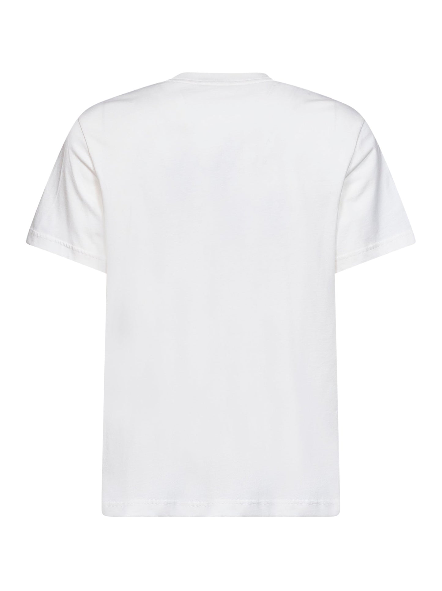 Moncler Men White Cotton Jersey Logoed T-Shirt MONCLER