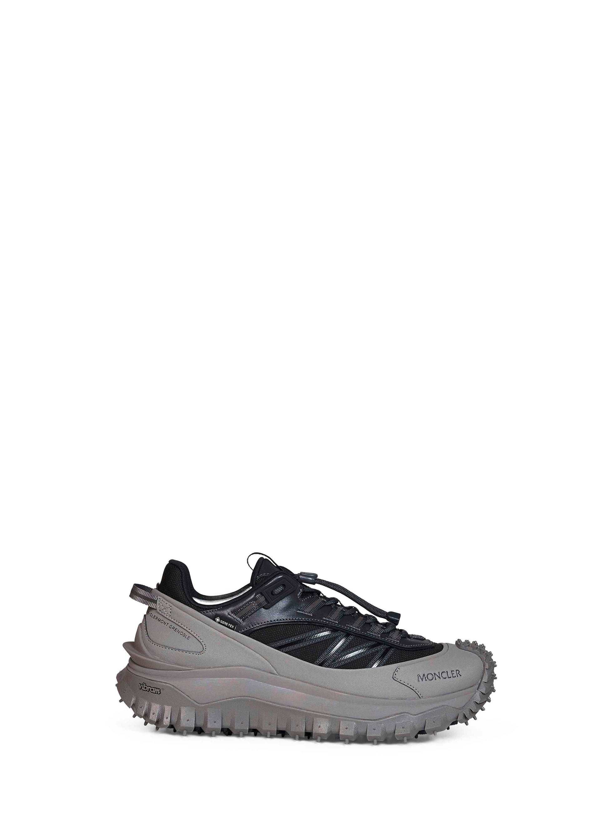 Moncler Men Charcoal Grey Trailgrip Gtx Sneakers MONCLER