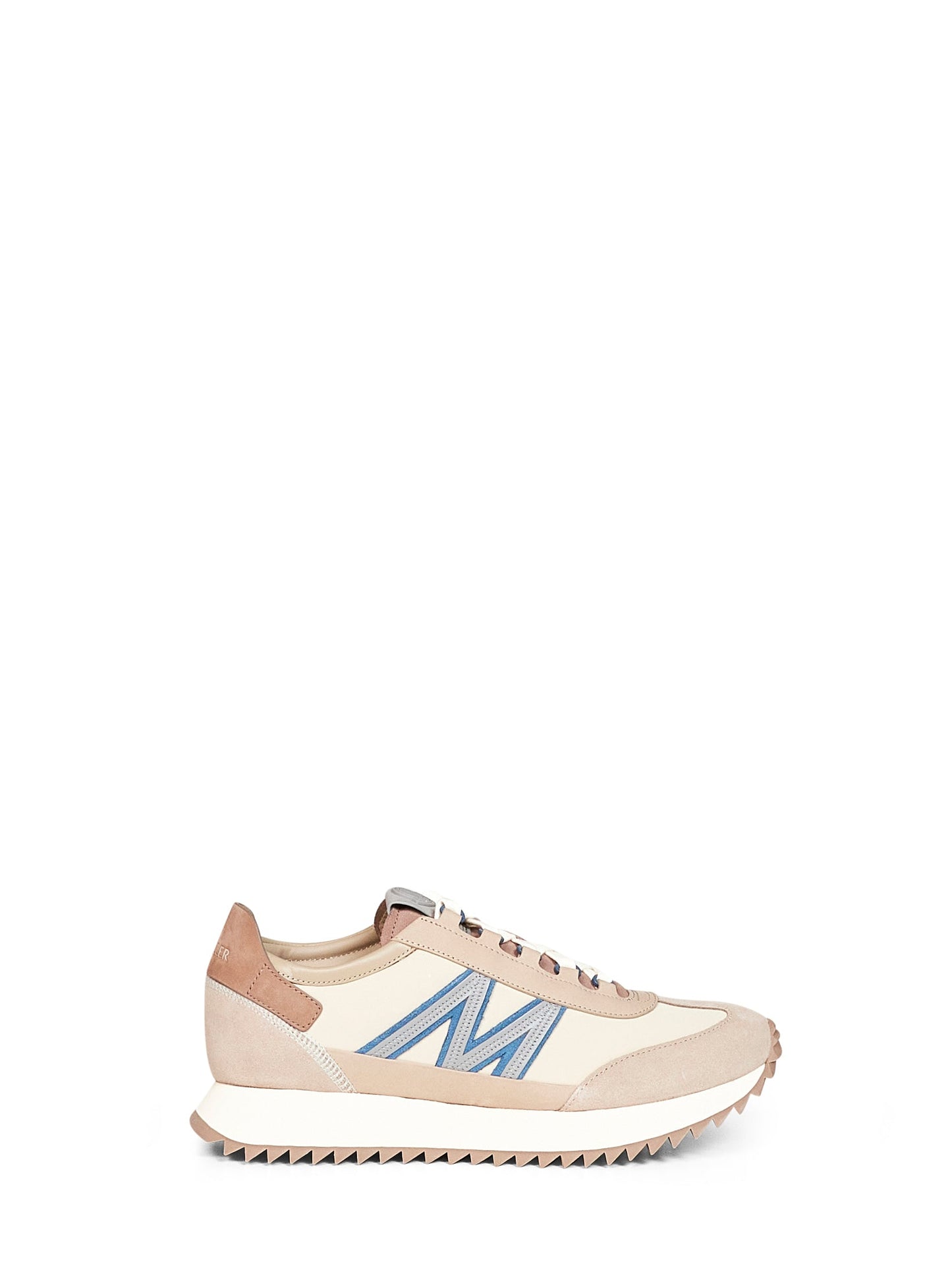 Moncler Men Beige Suede And Nubuck Pacey2 Sneakers MONCLER