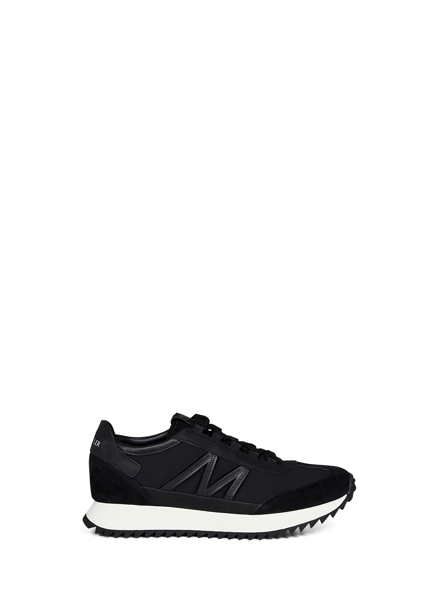 Moncler Men Black Suede And Nubuck Pacey2 Sneakers MONCLER