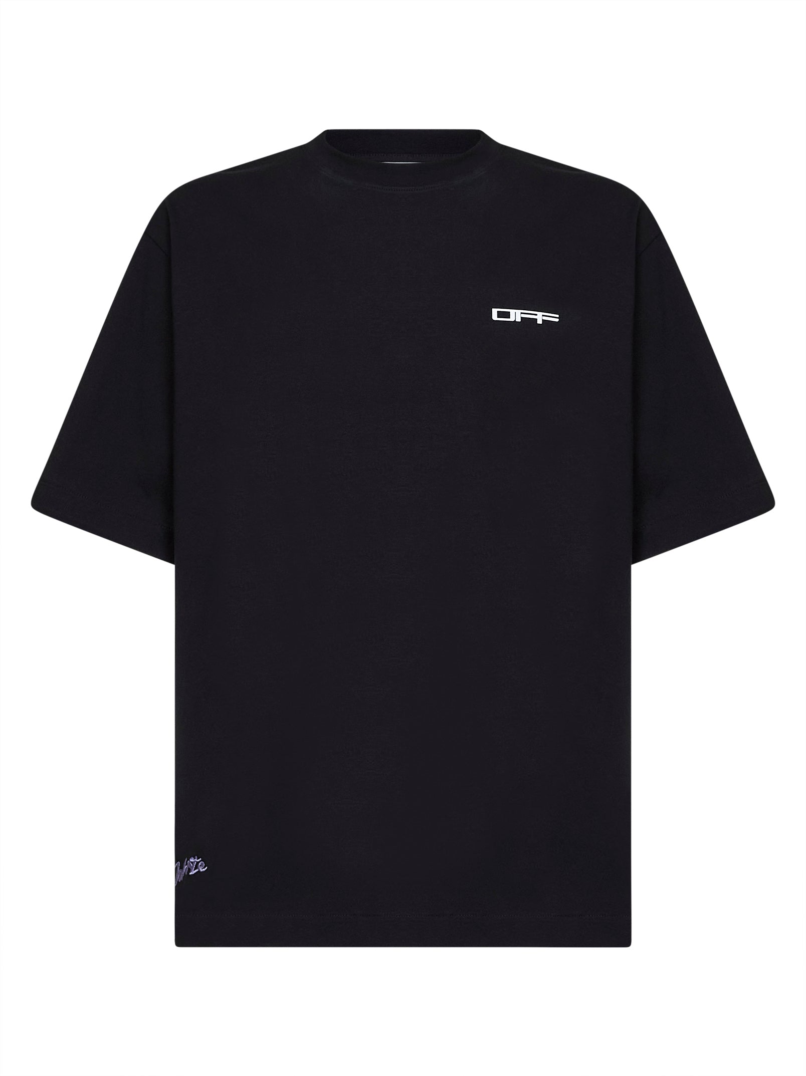 Off White Men Black Jersey Archigeography Arrow Skate T-Shirt OFF-WHITE