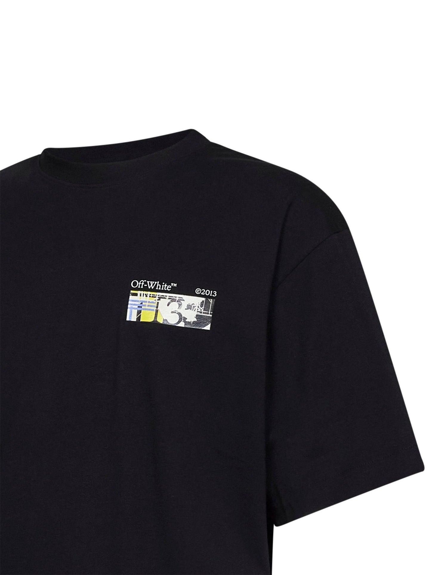 Off White Men Black Jersey Industrial Arrow Skate T-Shirt OFF-WHITE