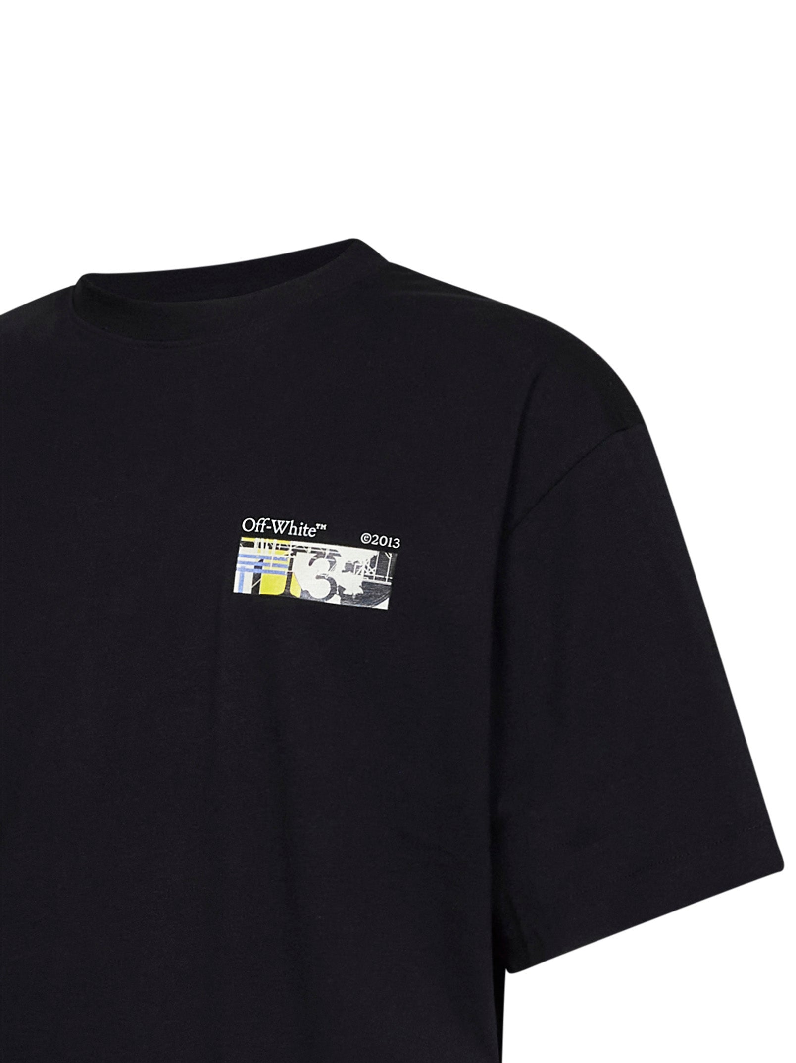 Off White Men Black Jersey Industrial Arrow Skate T-Shirt OFF-WHITE