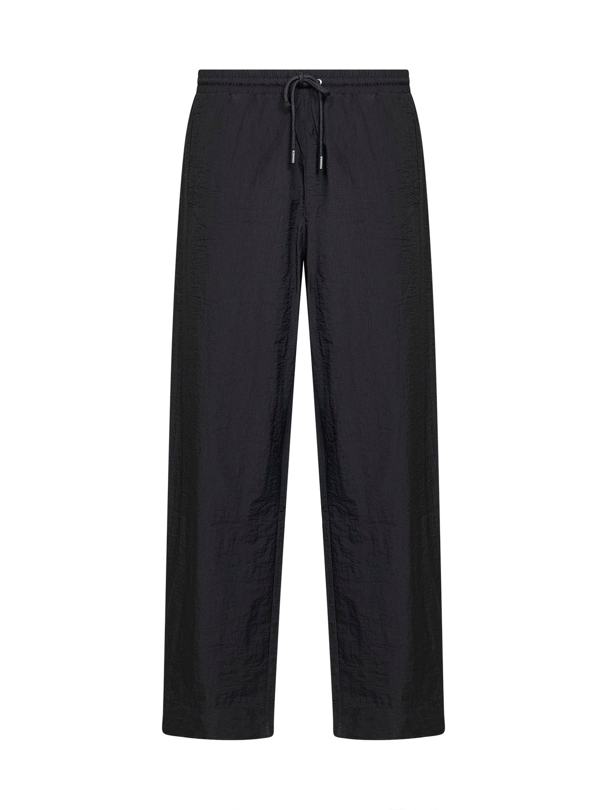 Off White Men Black Nylon Glossy Arrow Trackpants OFF-WHITE