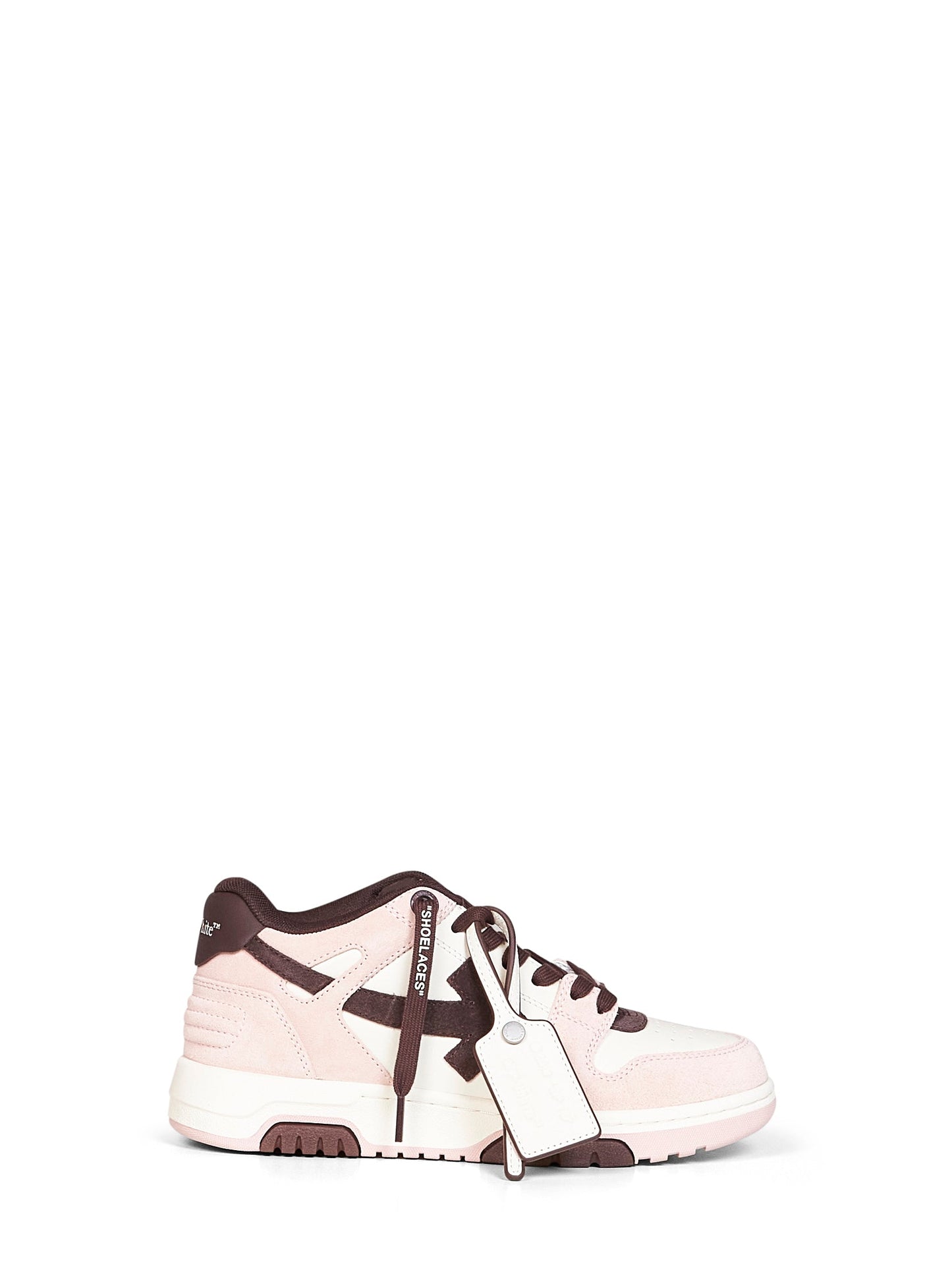 Off White Women Pink And Deep Burgundy Out Of Office Sneakers OFF-WHITE