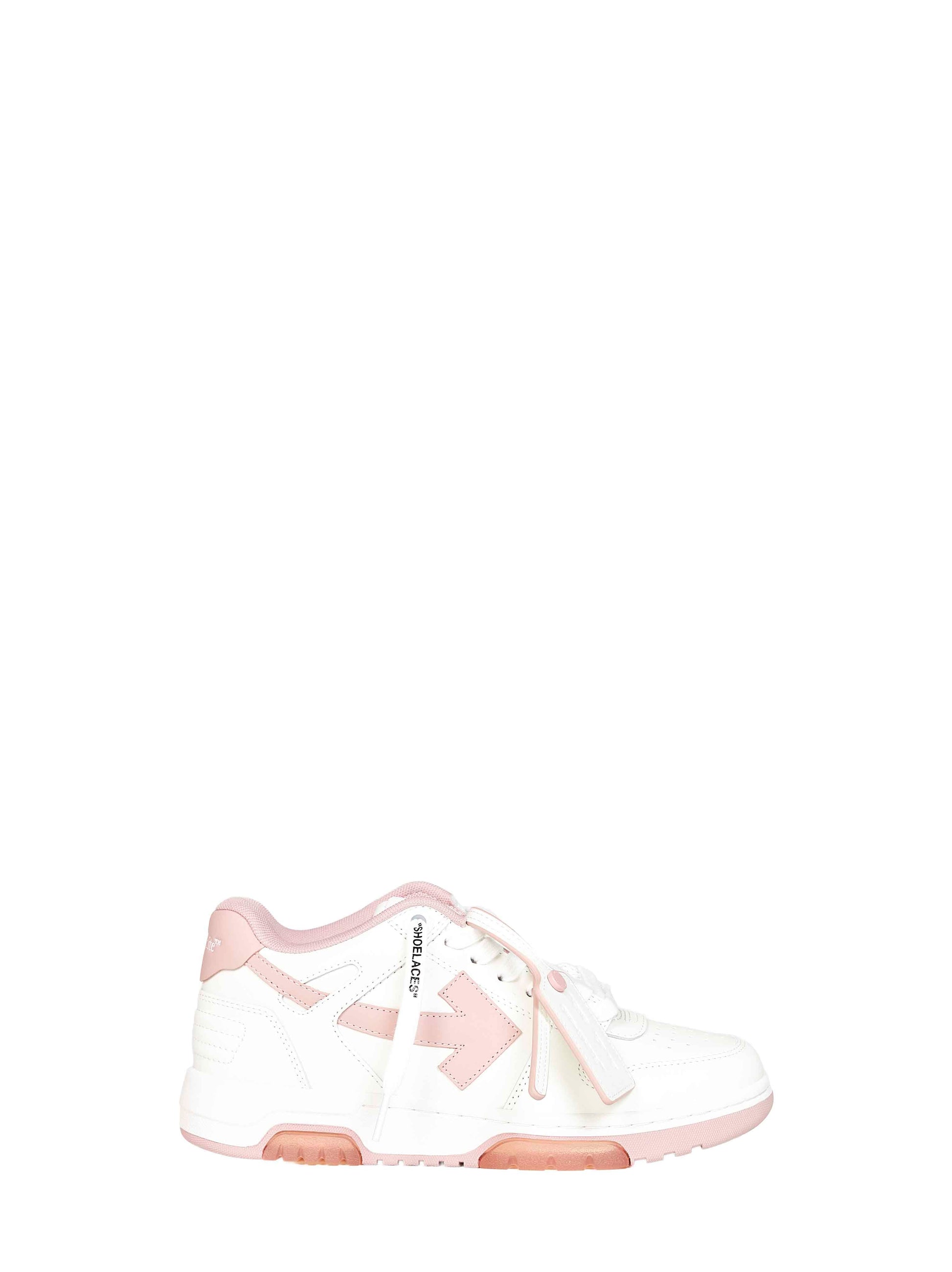 Off White Women White And Pink Out Of Office Sneakers OFF-WHITE