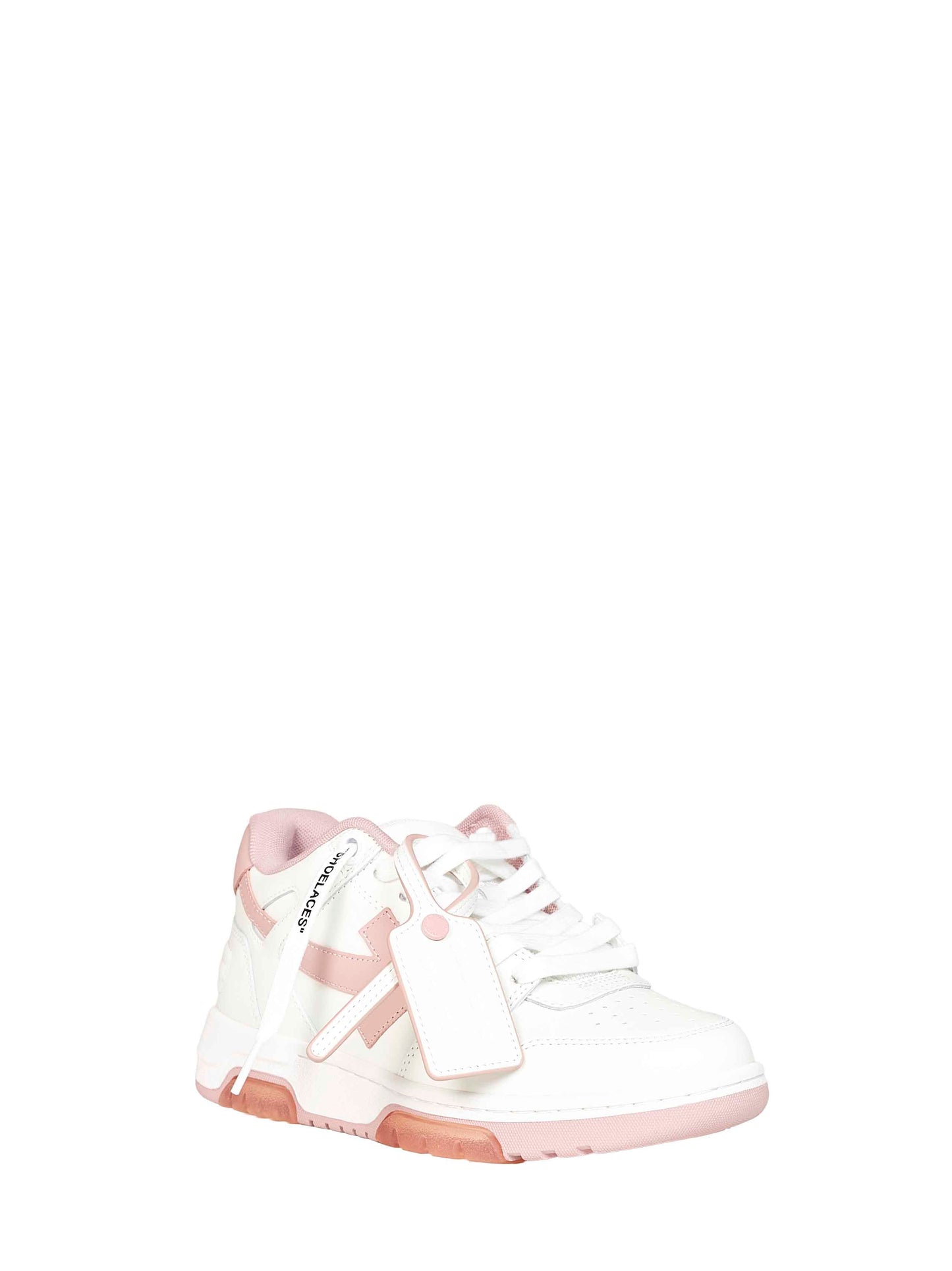 Off White Women White And Pink Out Of Office Sneakers OFF-WHITE