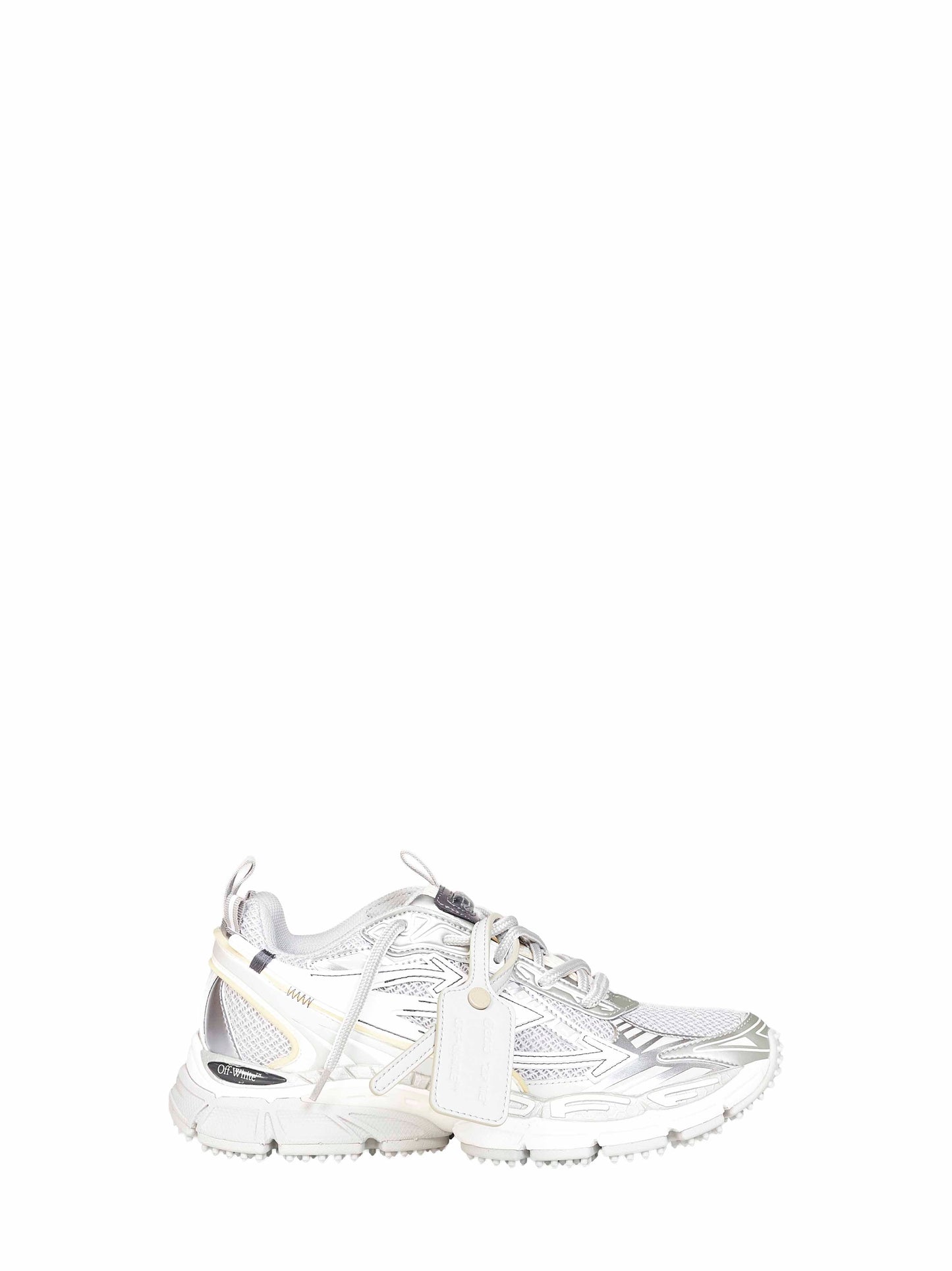 Off White Women Grey And Silver Be Right Back Sneakers OFF-WHITE