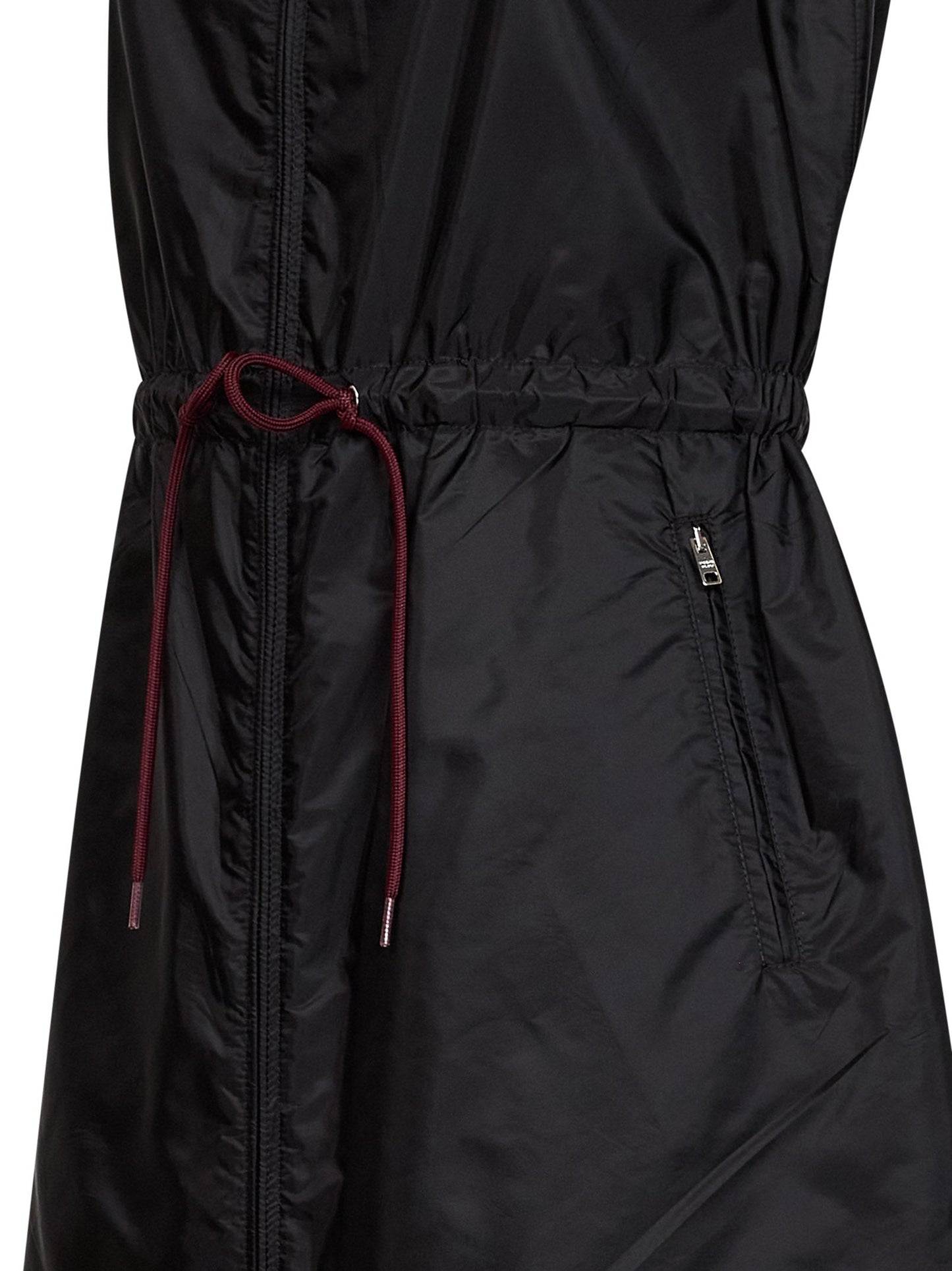 Prada Abbigliamento Women Black Lightweight Re-Nylon Short Dress PRADA