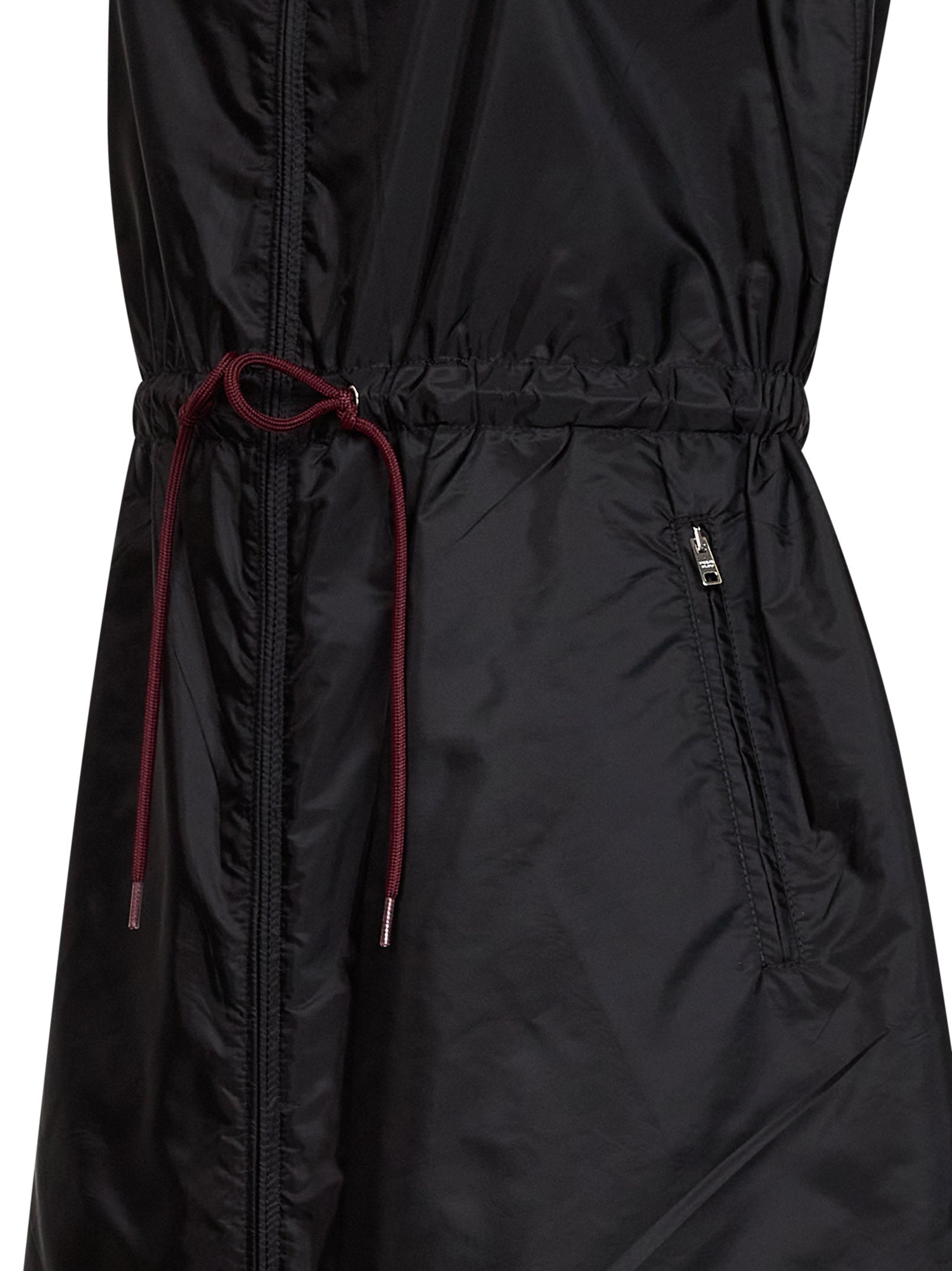 Prada Abbigliamento Women Black Lightweight Re-Nylon Short Dress PRADA