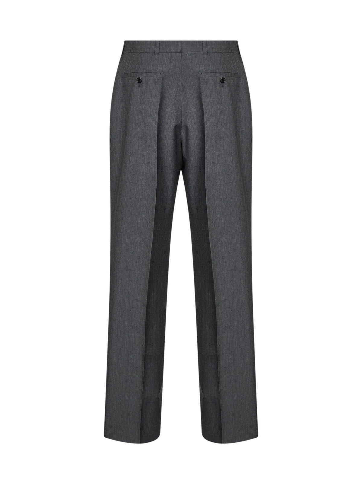 Prada Abbigliamento Women Slate Light Mohair Straight-Leg Trousers PRADA