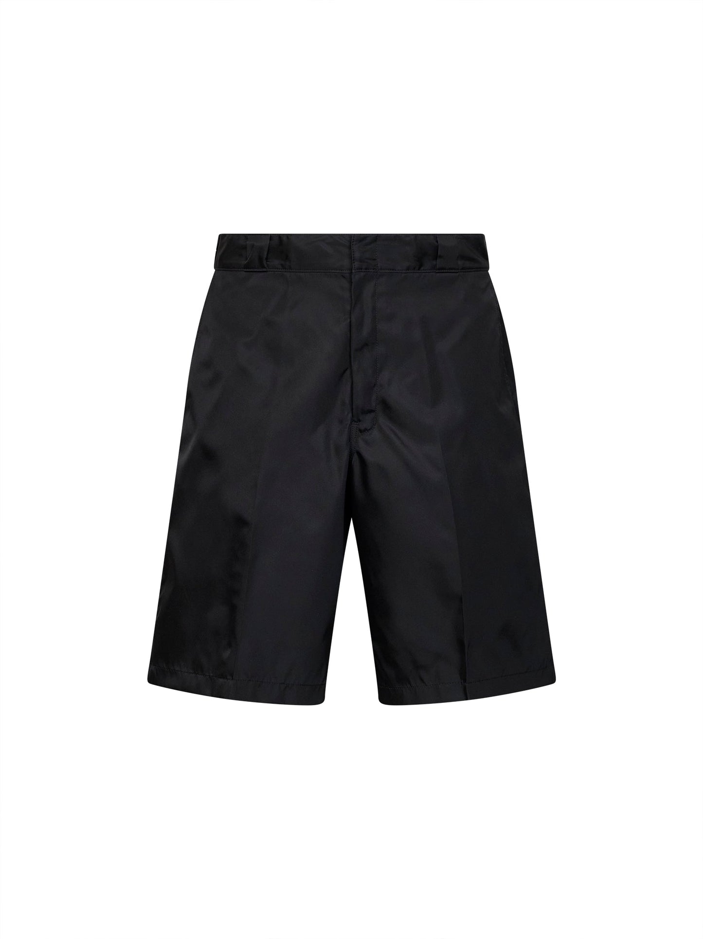 Prada Abbigliamento Men Black Re-Nylon Bermuda Shorts PRADA
