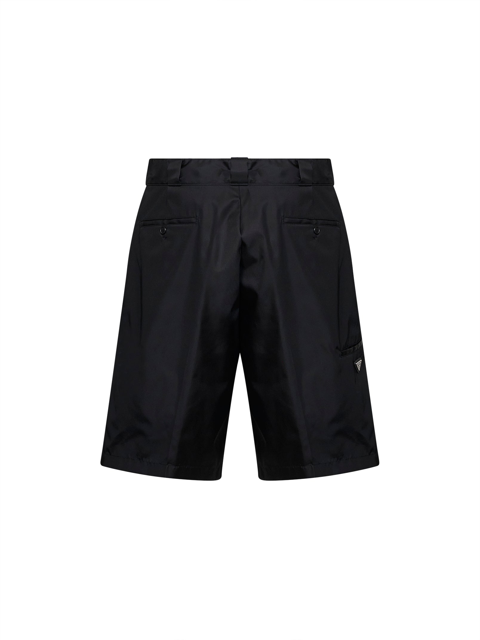 Prada Abbigliamento Men Black Re-Nylon Bermuda Shorts PRADA